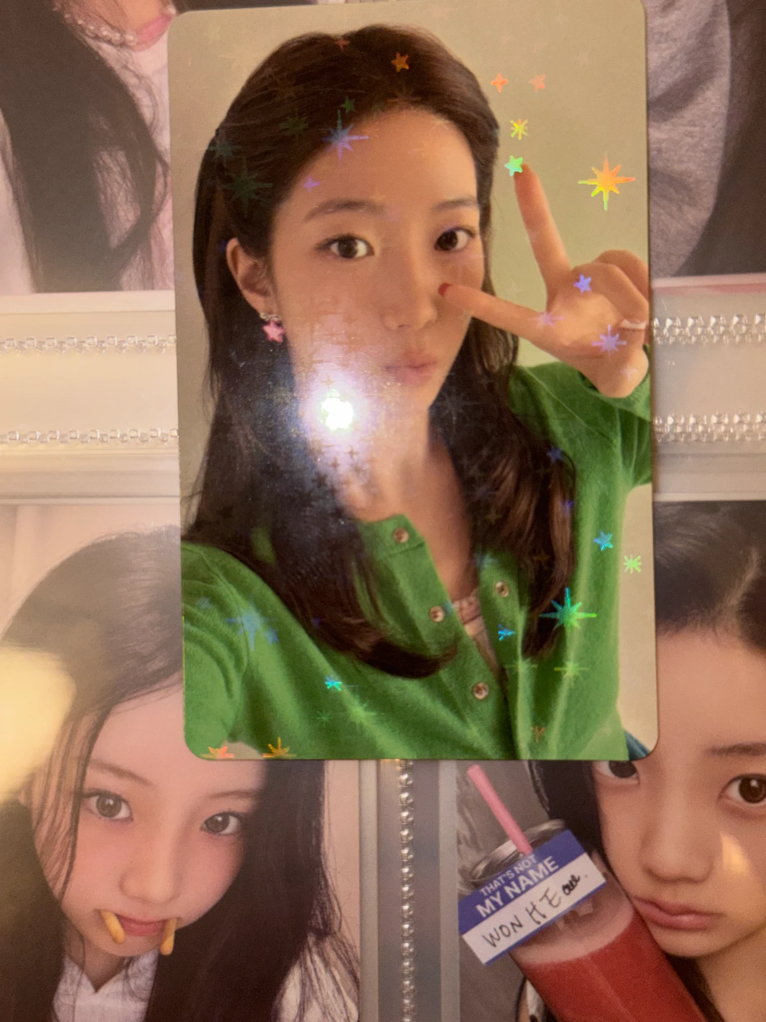 LE SSERAFIM Kazuha LE SSERAFIM - Kazuha - PUREFLOW pt.1 Album weverse japan shop (wvj) pob (pre-order benefit) holographic (hologram) compact version listing photo 3