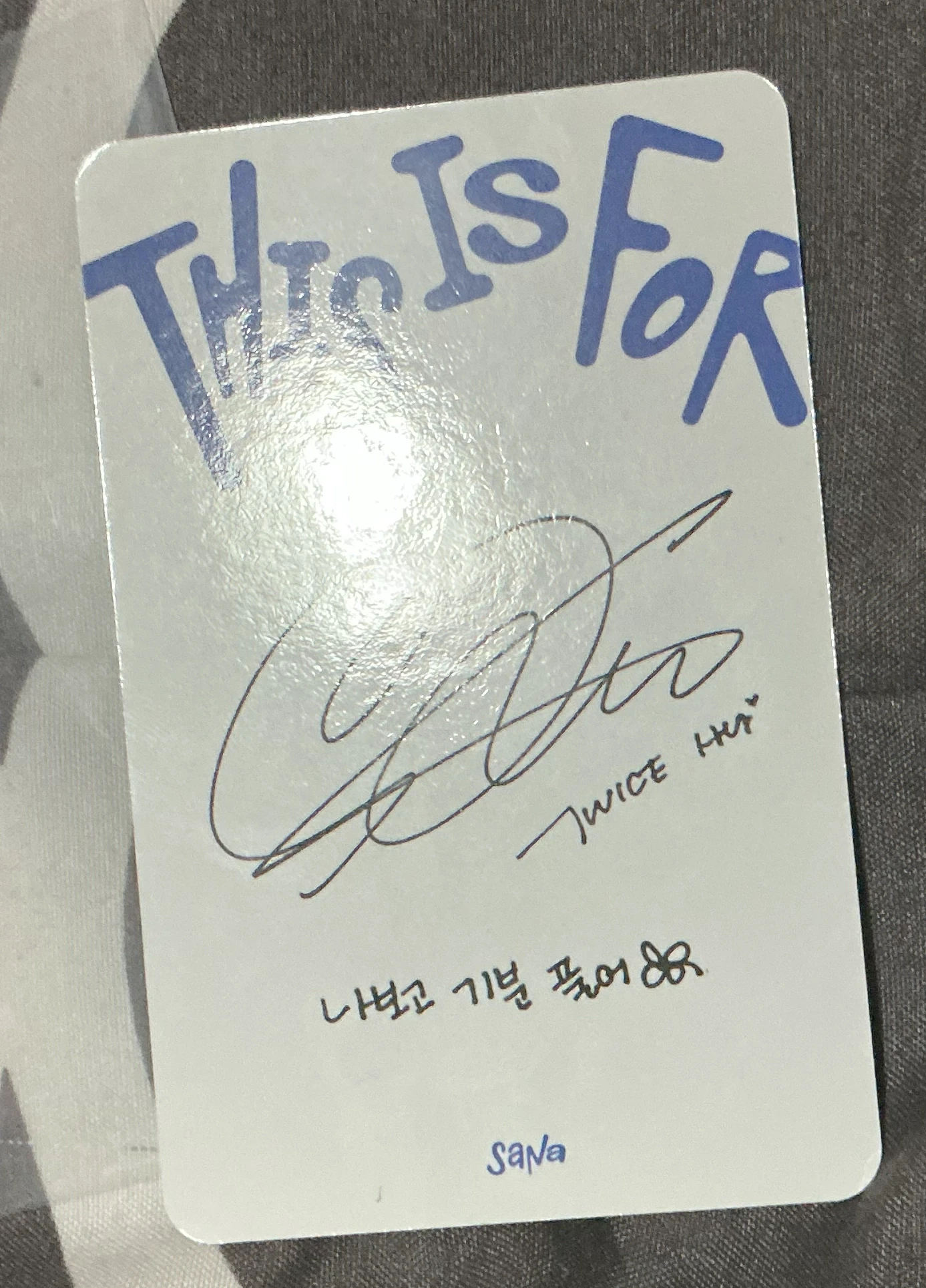 TWICE Sana TWICE-Sana-Album-this is for listing photo 3