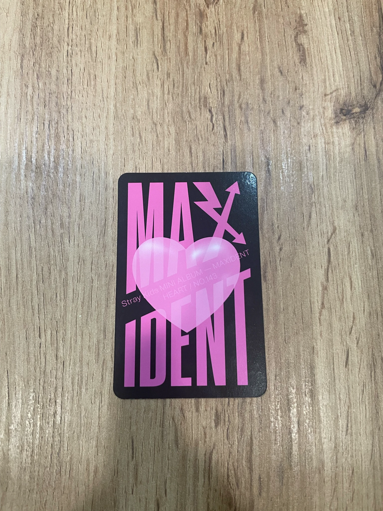 Stray Kids Felix Stray Kids - Felix - Maxident Album album photocard heart version listing photo 3
