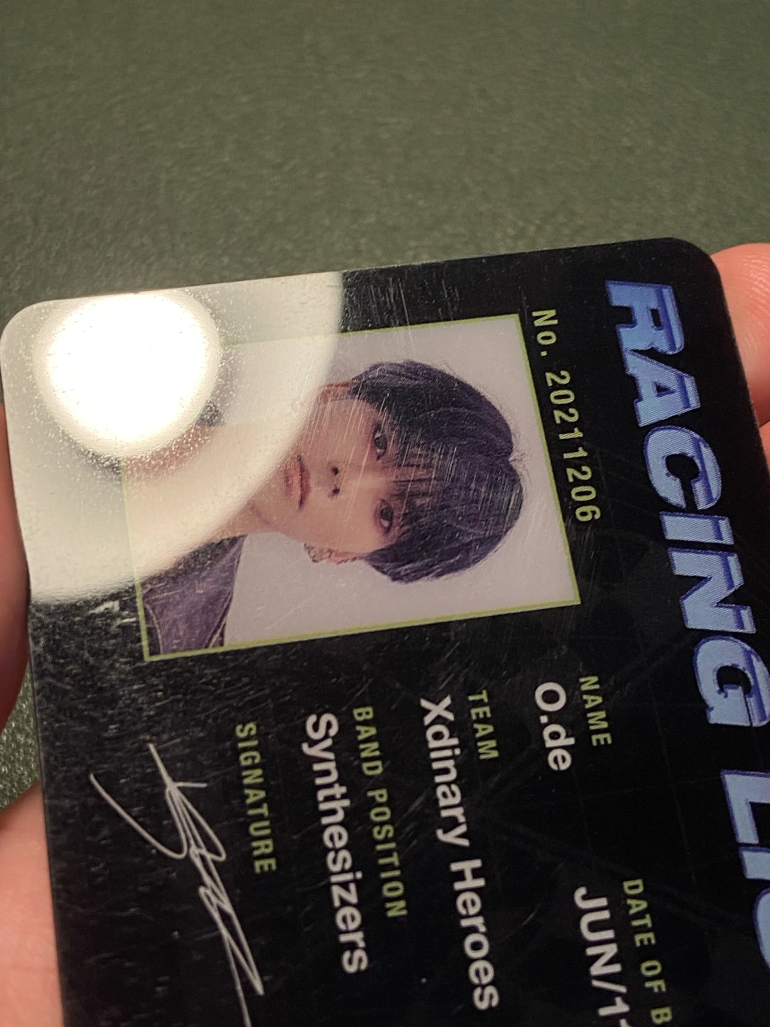 Xdinary Heroes O.de Xdinary Heroes - Livelock Album credential card album photocard random photocard listing photo 4