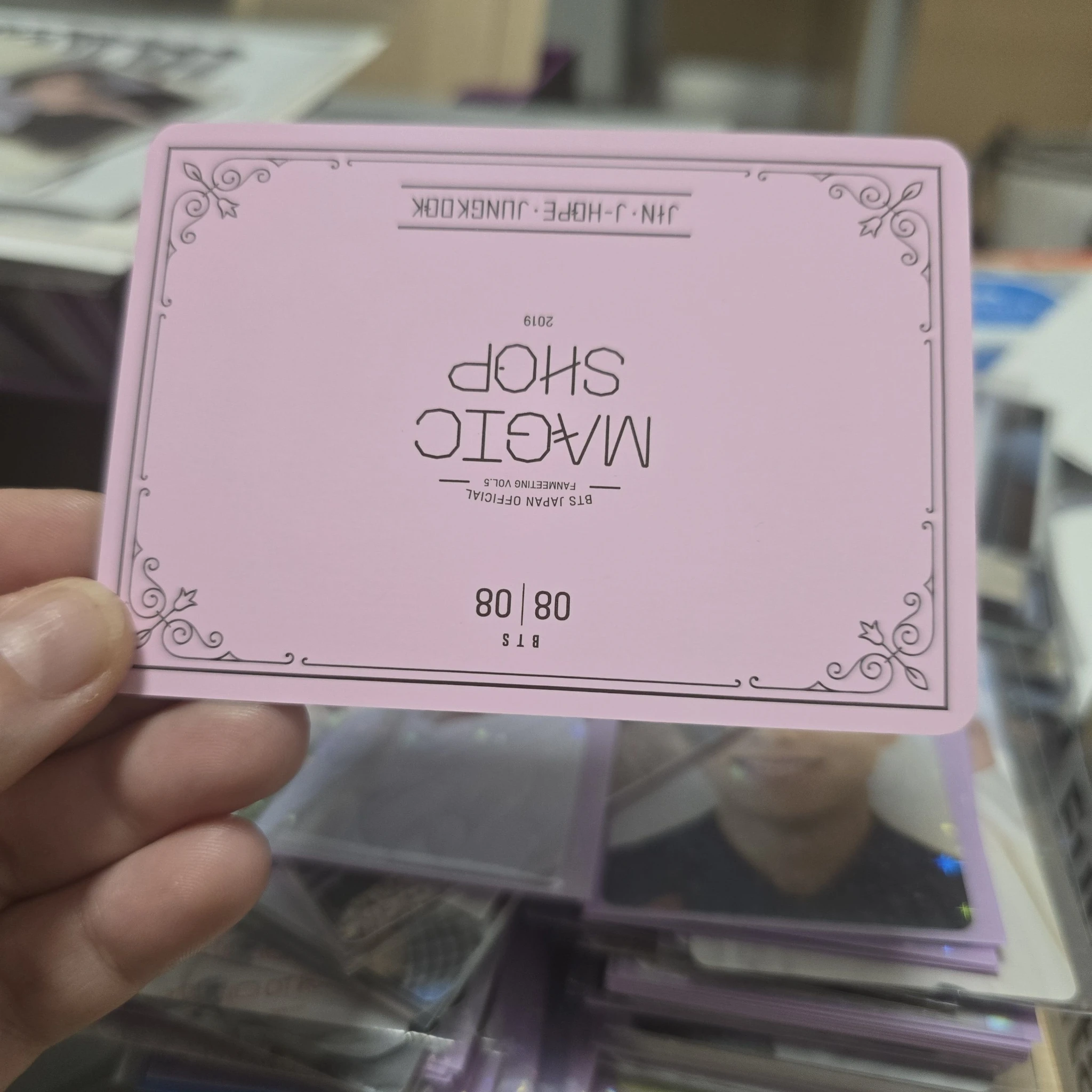 BTS BTS - Jin & j-hope & Jungkook - Japan Official Fanmeeting Vol.5 - Magic Shop Event mini photocard listing photo 4