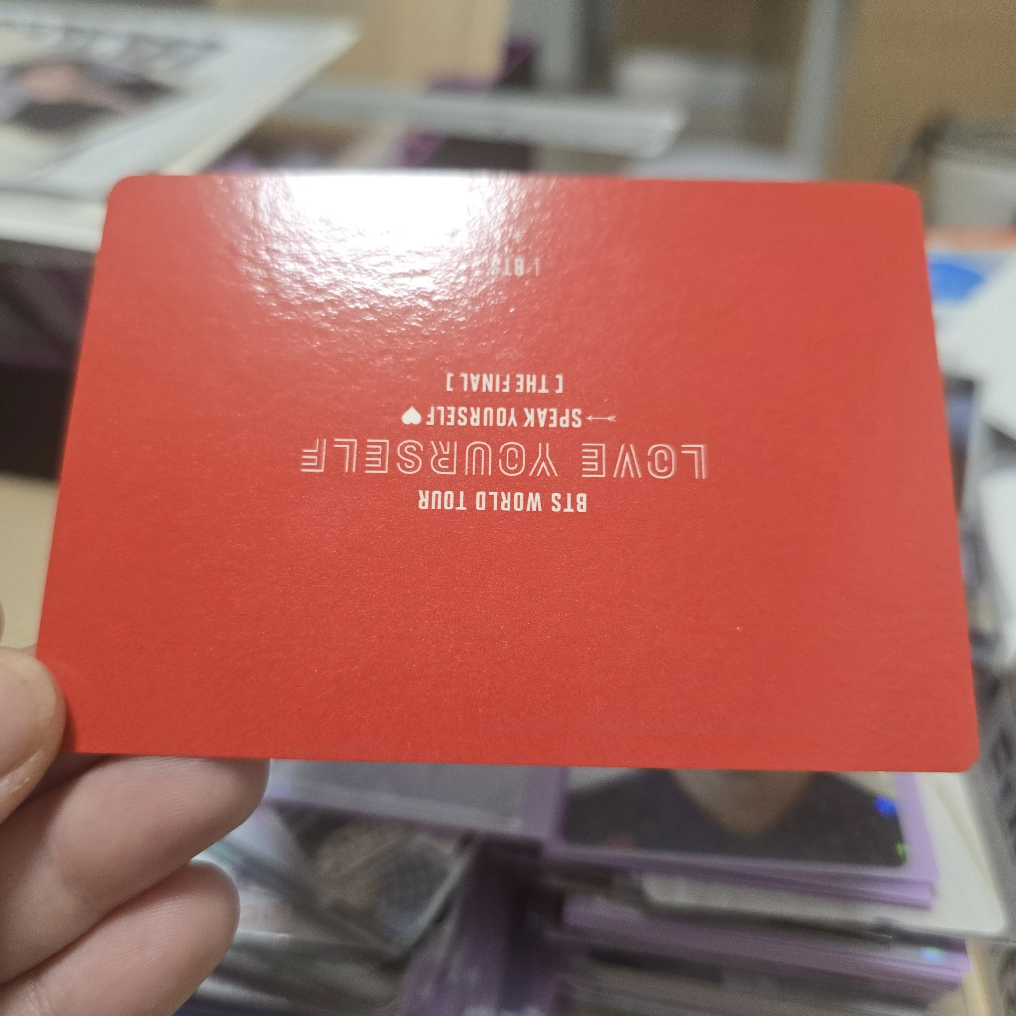 BTS BTS - RM & j-hope & Jungkook - LY: Speak Yourself Tour Event mini photocard the final listing photo 4