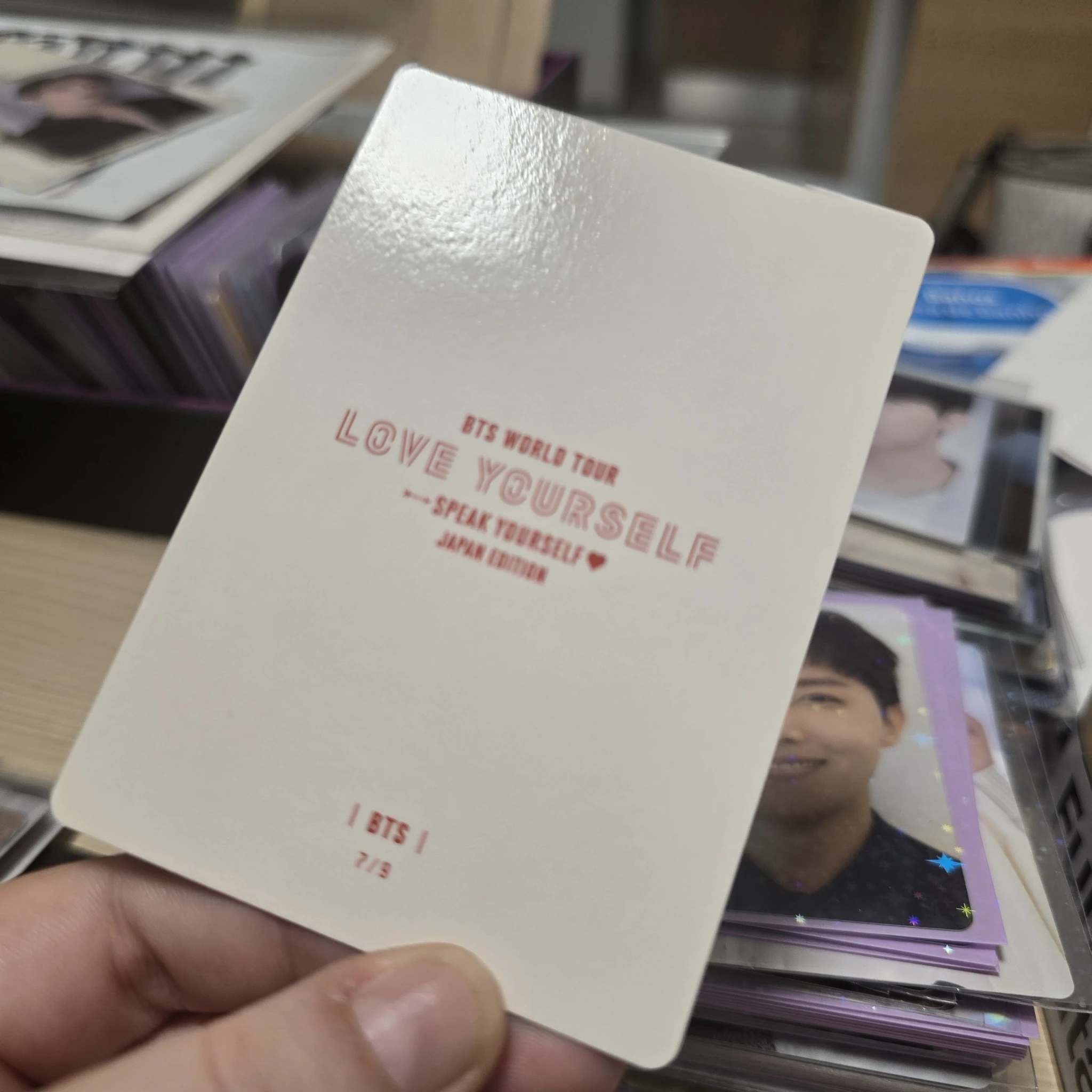 BTS BTS - Jin & Jimin - LY: Speak Yourself Tour Event mini photocard japan listing photo 4