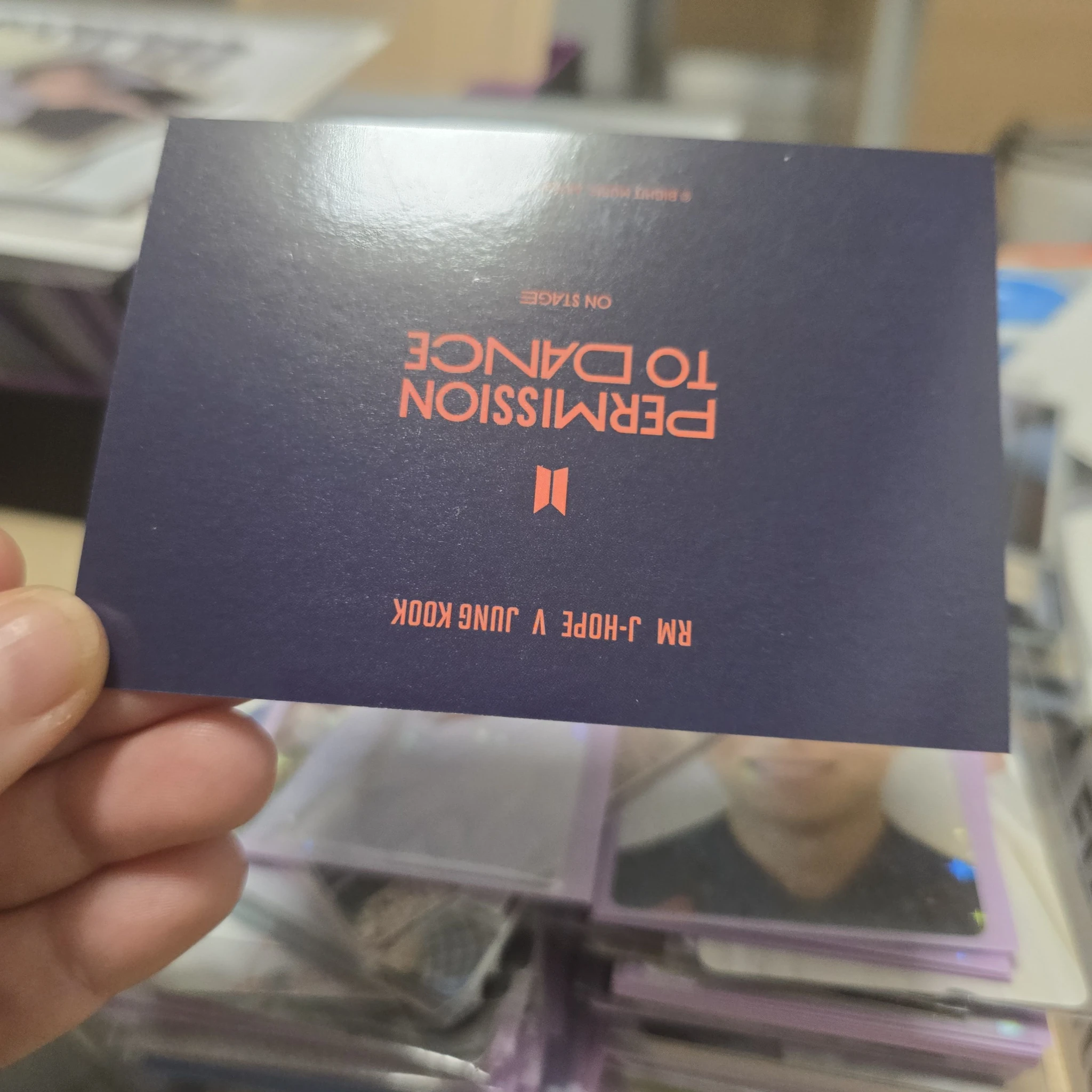 BTS BTS - RM & j-hope & V - Permission To Dance On Stage Tour Event merch photocard blanket listing photo 4