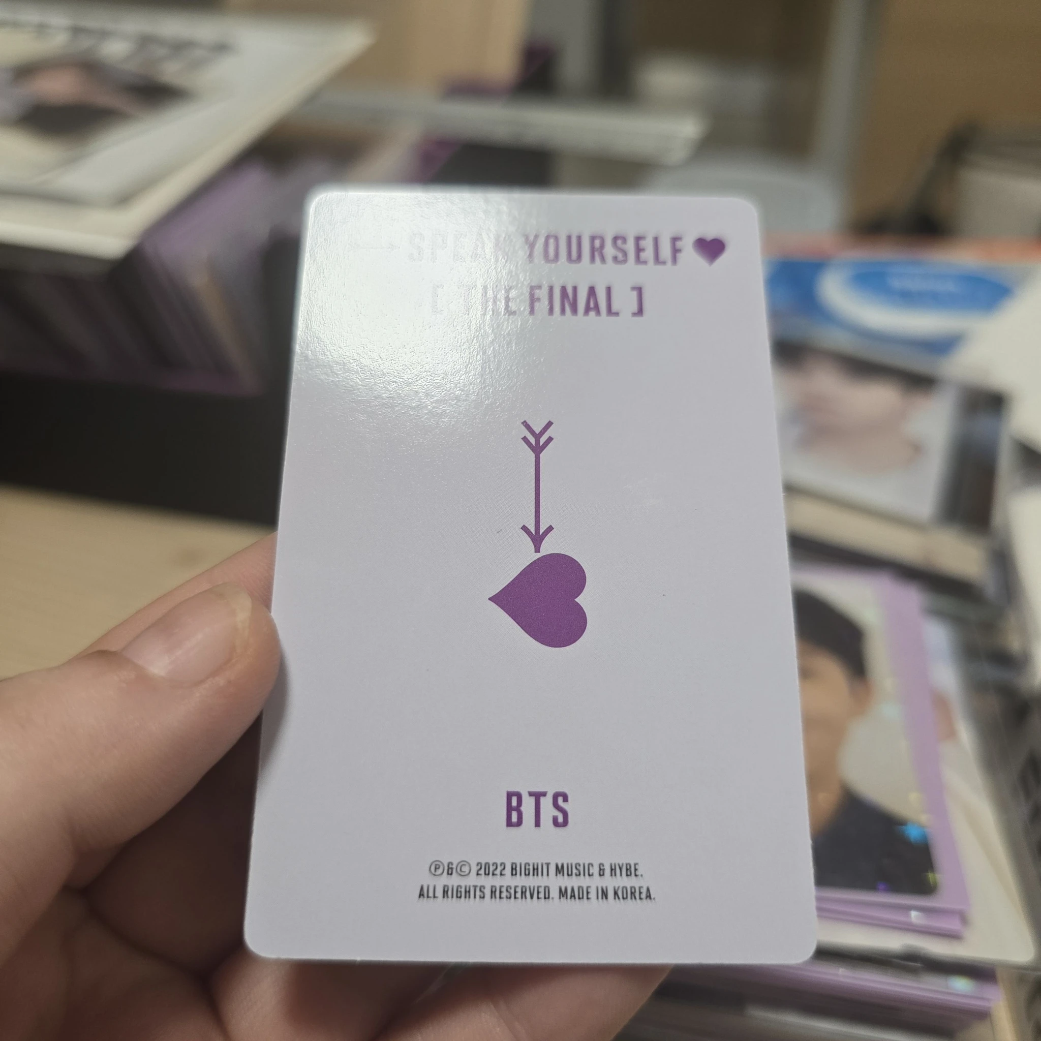 BTS Jimin BTS - Jimin - SPEAK YOURSELF : THE FINAL IN SEOUL DVD Other random pc DVD ver. listing photo 4