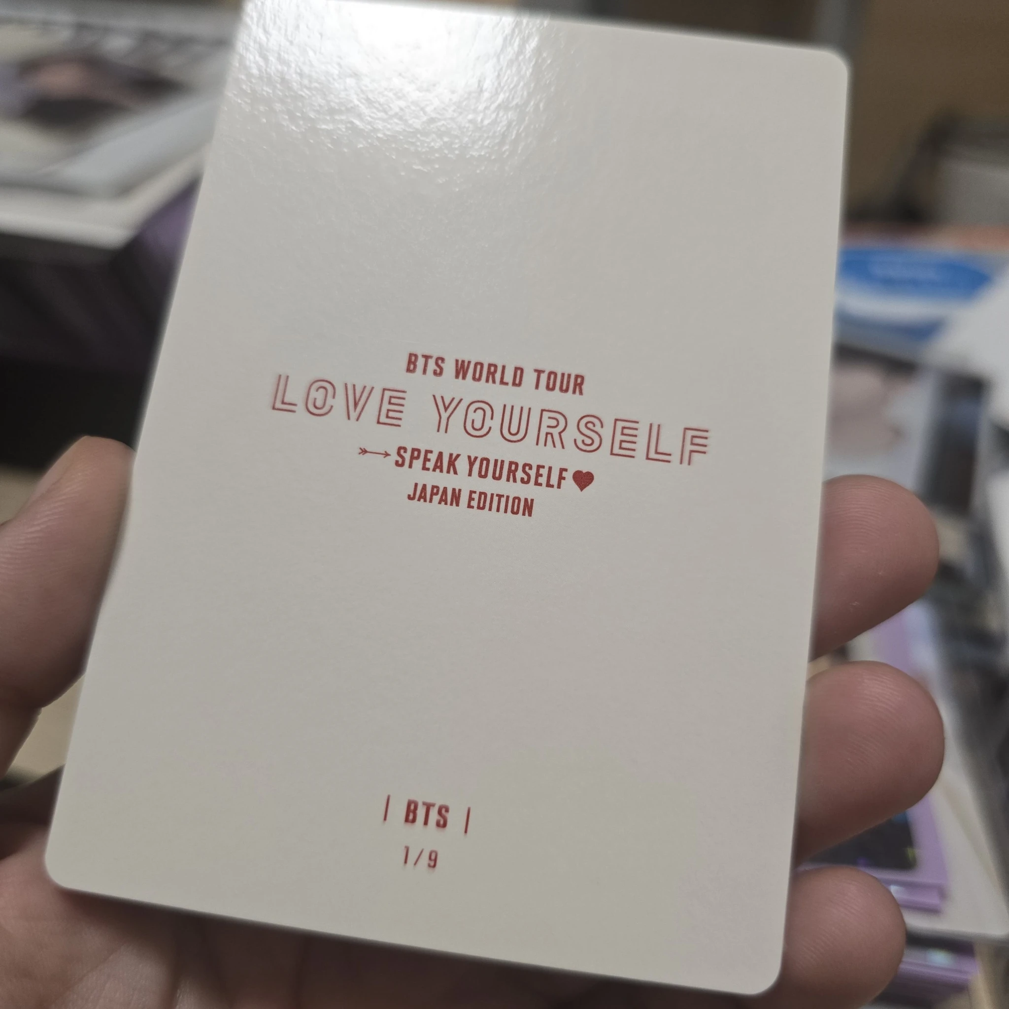 BTS BTS - SUGA & Jungkook - LY: Speak Yourself Tour Event mini photocard japan listing photo 4