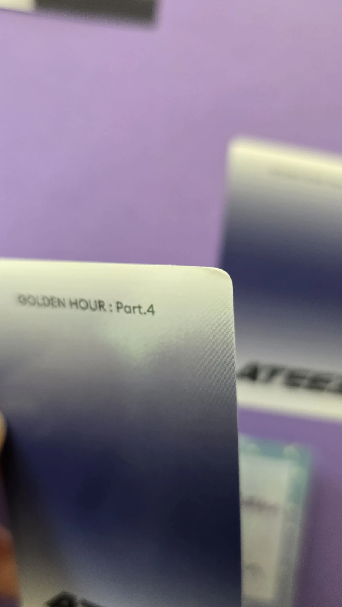 ATEEZ Yunho ATEEZ - Yunho - Golden Hour : Part.4 Album album photocard poca album listing photo 4