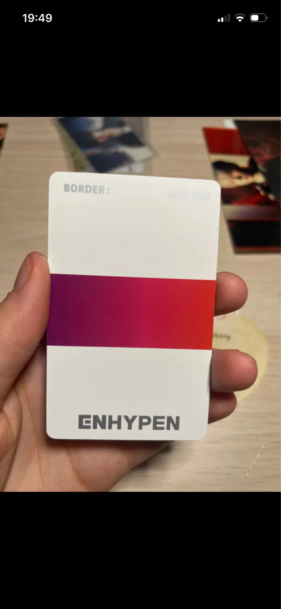 ENHYPEN Sunoo ENHYPEN - Sunoo - BORDER : DAY ONE Album album photocard dusk version listing photo 4