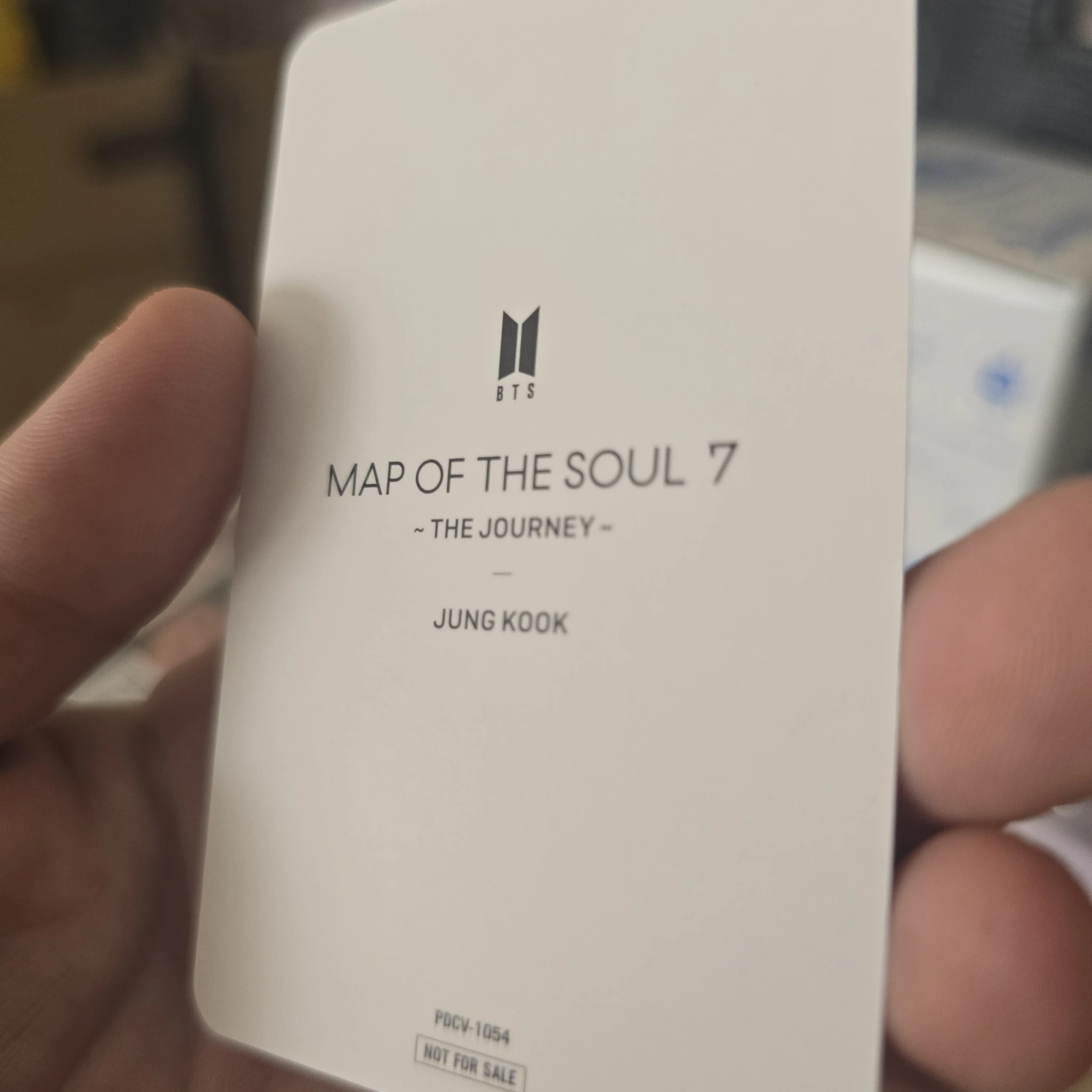 BTS Jungkook BTS - Jungkook - Map of the Soul: 7 ~ The Journey ~ Album album photocard first press only listing photo 4