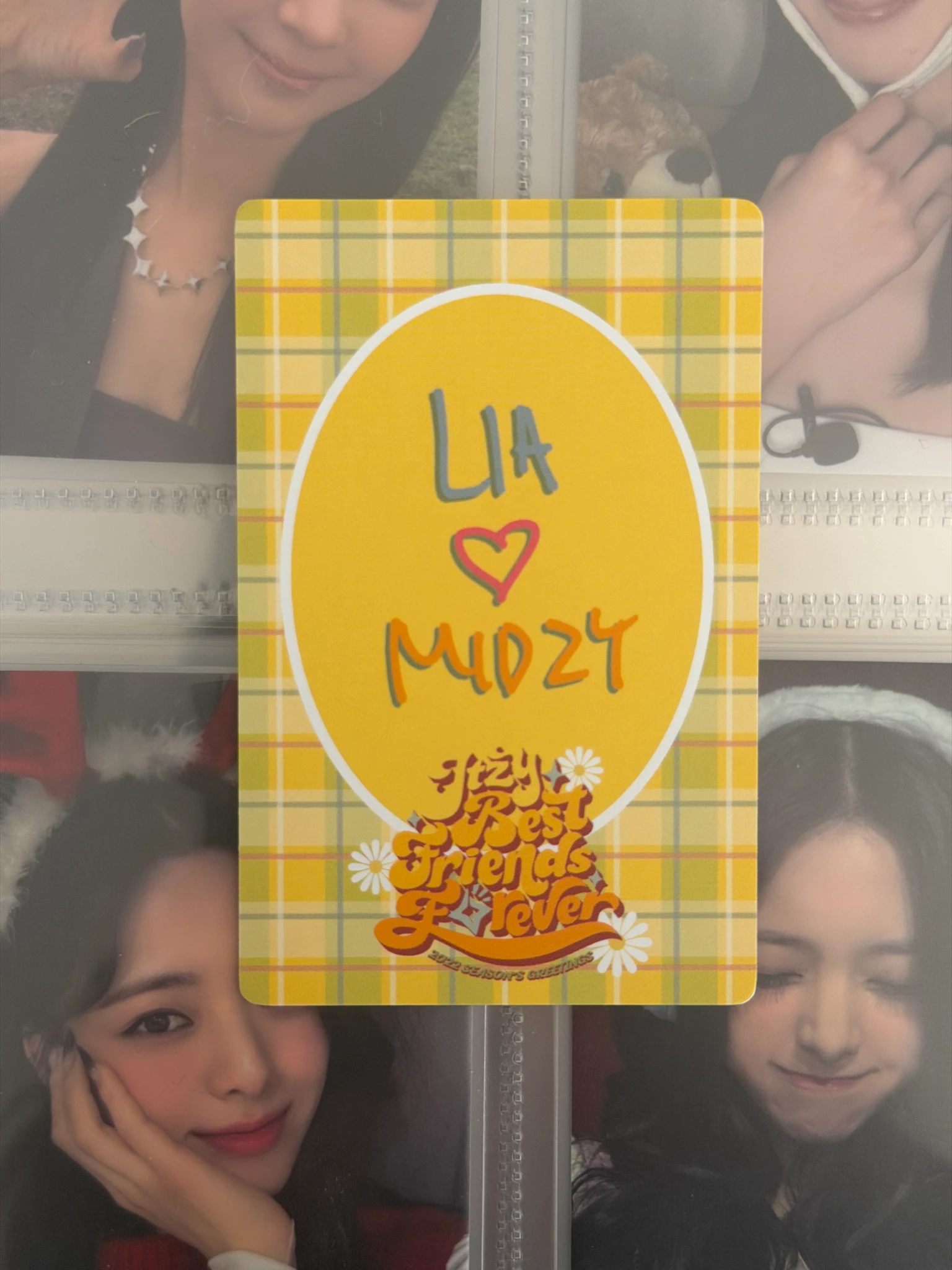ITZY Lia ITZY - Lia - 2022: Best Friends Forever Season's Greetings Other season's greetings photocard set listing photo 4