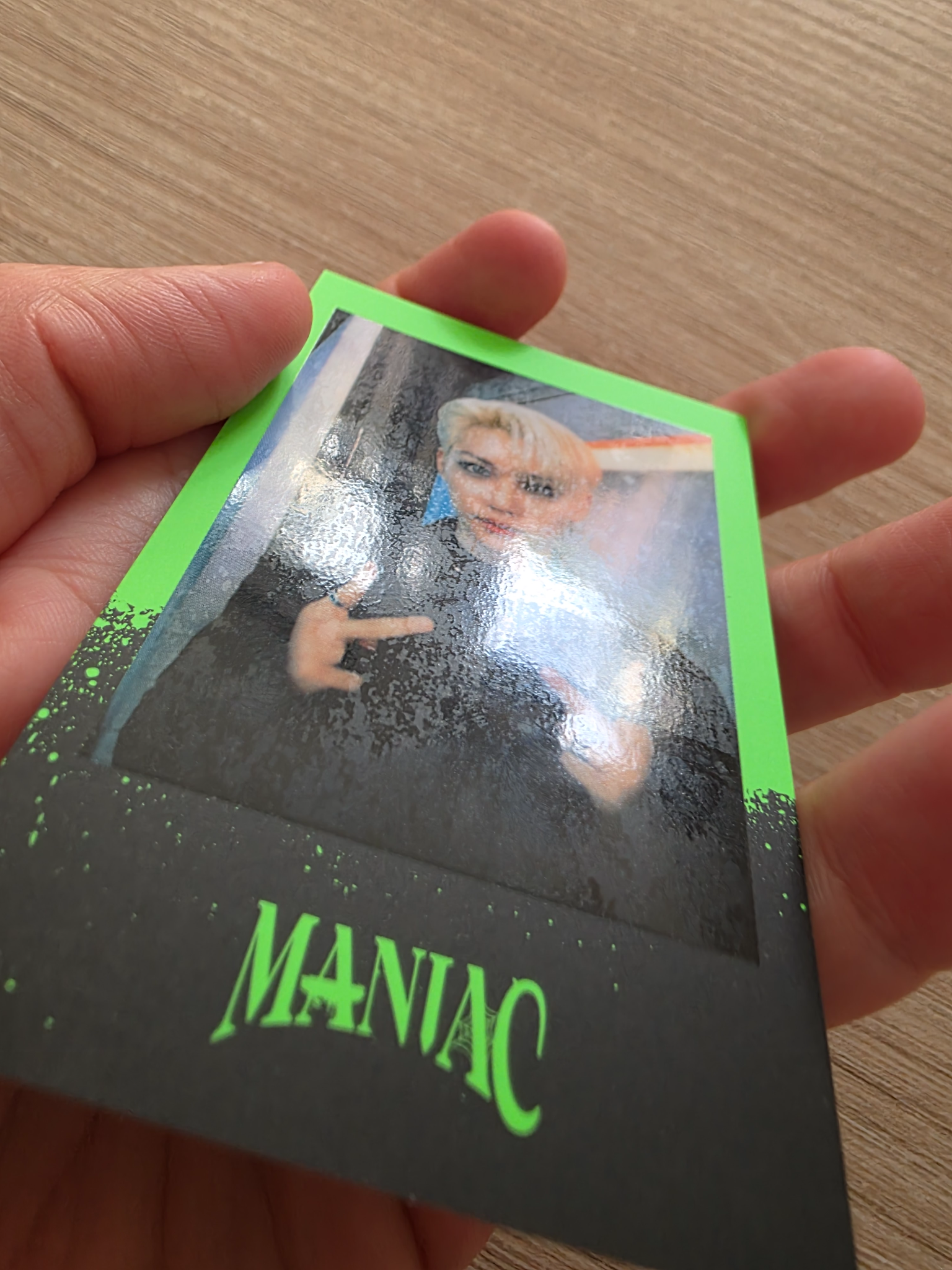 Stray Kids Felix Stray Kids - Felix - Maniac World Tour Event merch photocard purchase benefit polaroid pre-order benefit (pob) listing photo 3