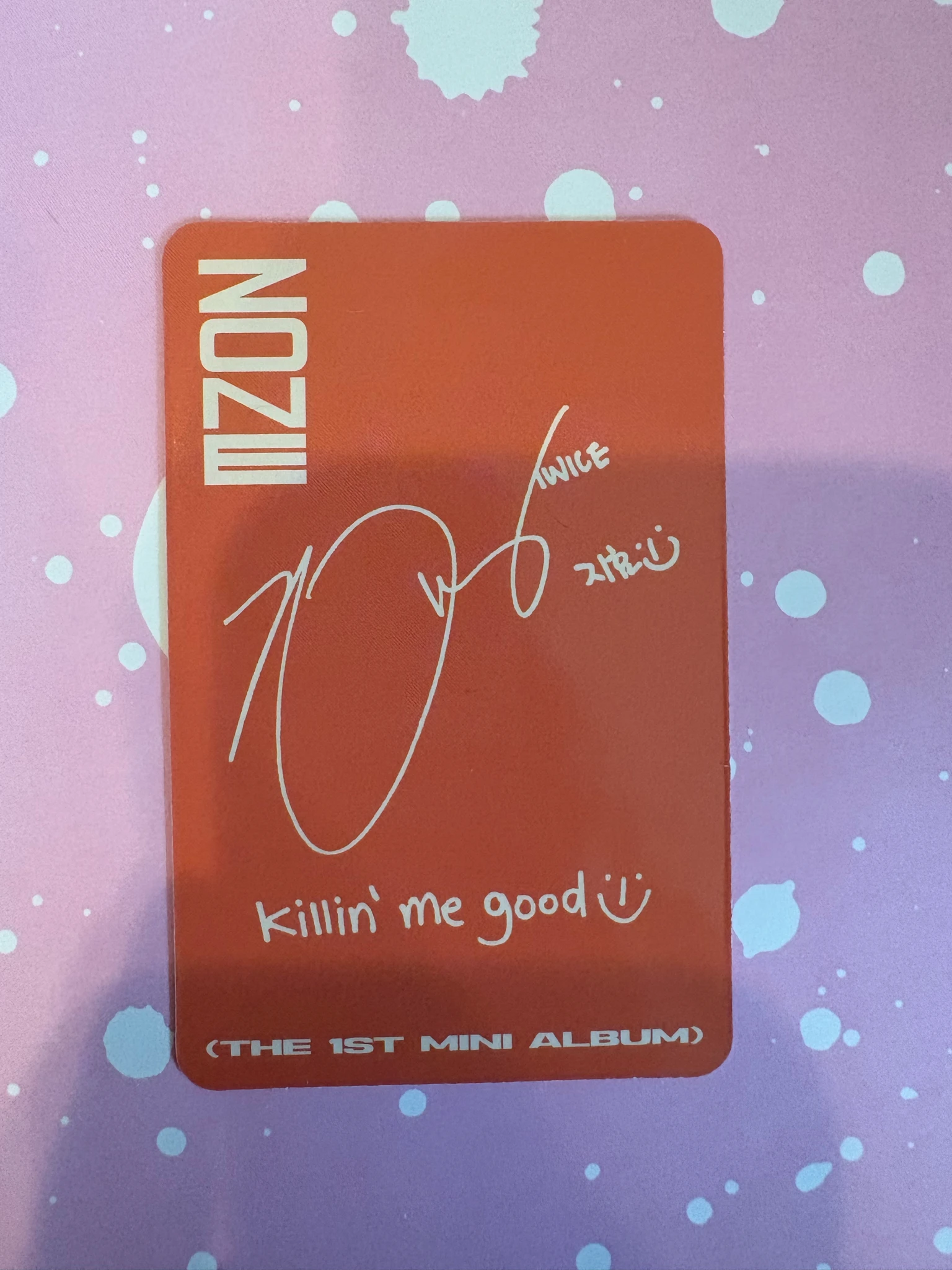 TWICE Jihyo TWICE-Jihyo-Album-jihyo zone (solo) listing photo 4