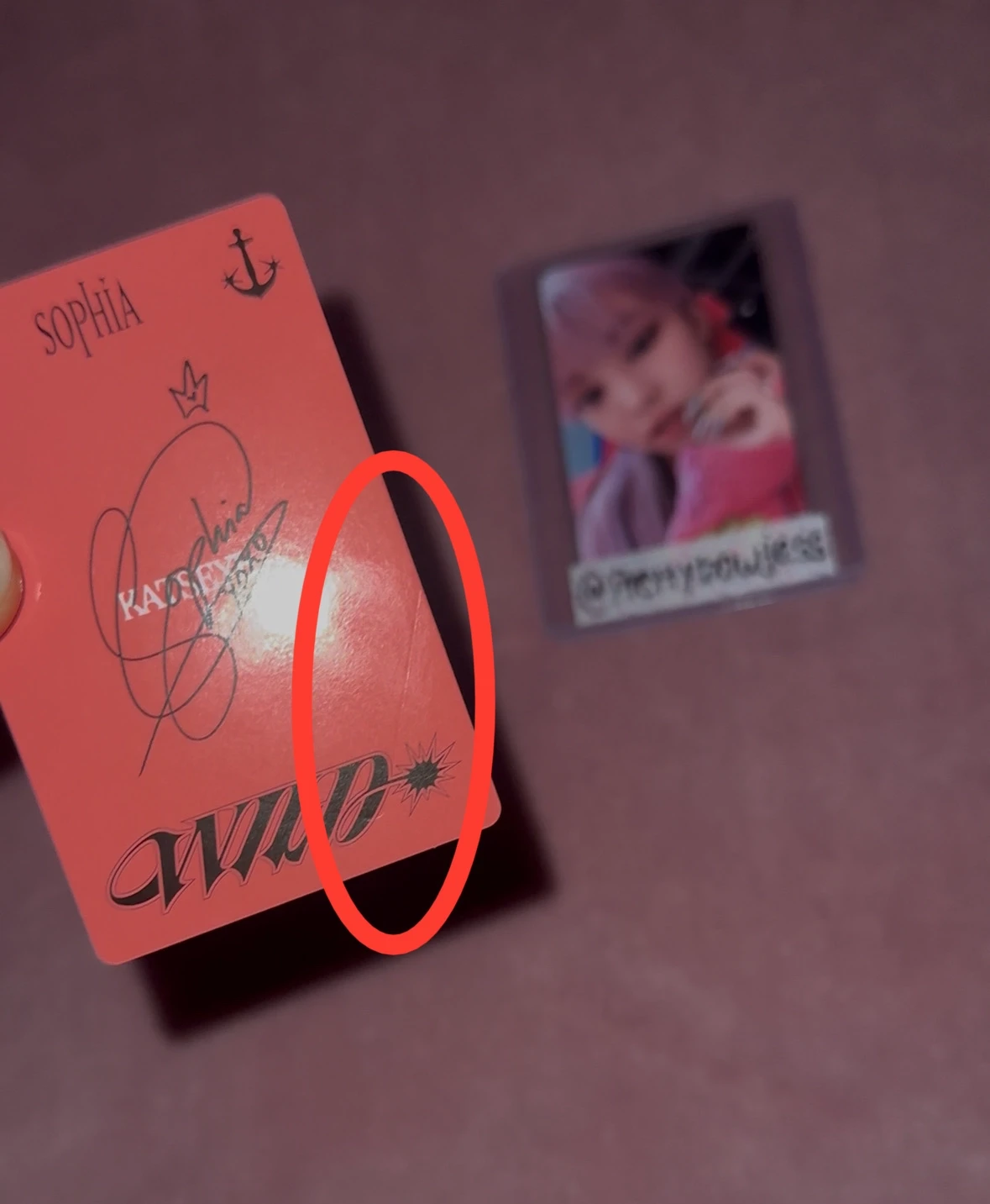 KATSEYE Sophia KATSEYE - Sophia - WILD Album wild heart version album photocard listing photo 4