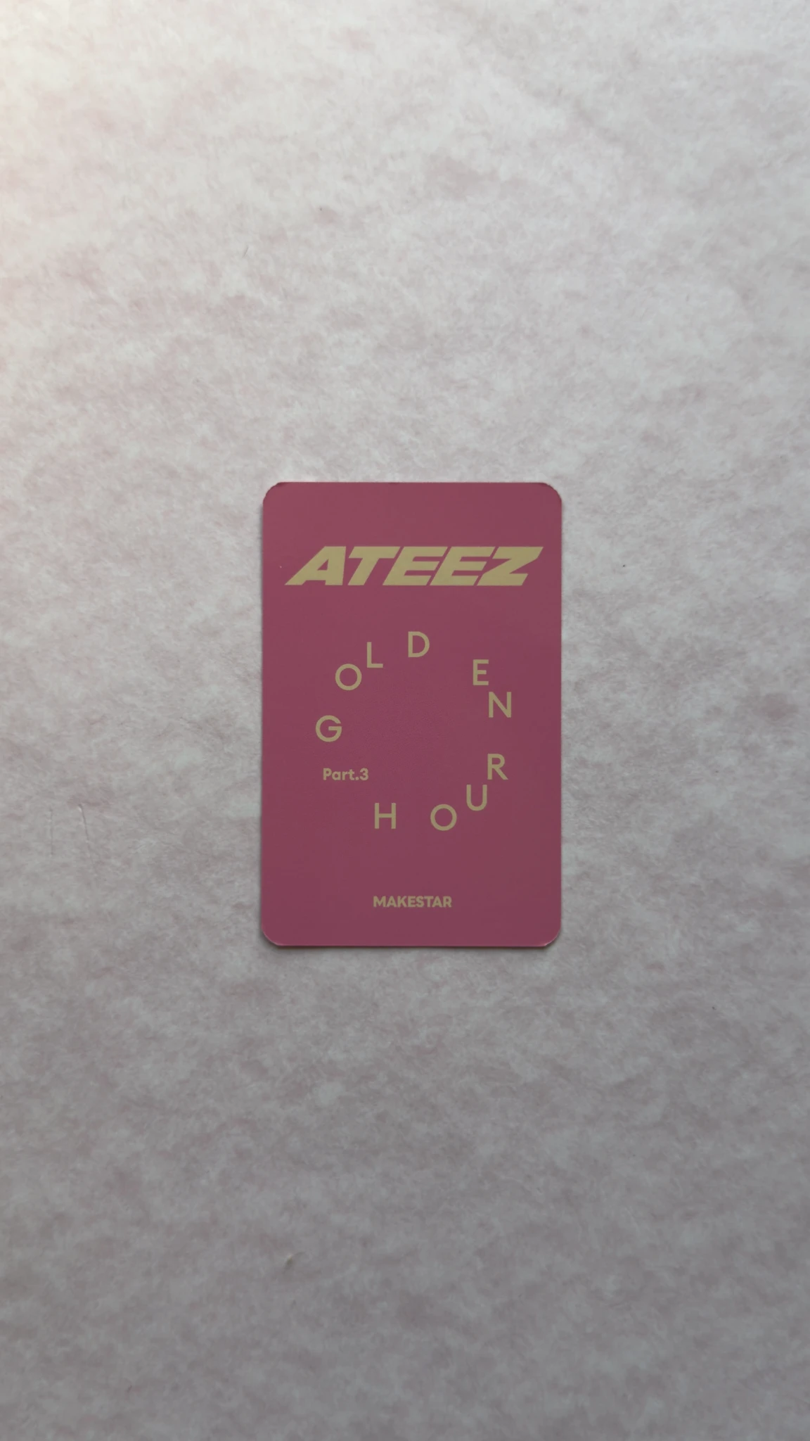 ATEEZ Mingi ATEEZ - Mingi - Golden Hour : Part.3 Album makestar version 2 listing photo 4