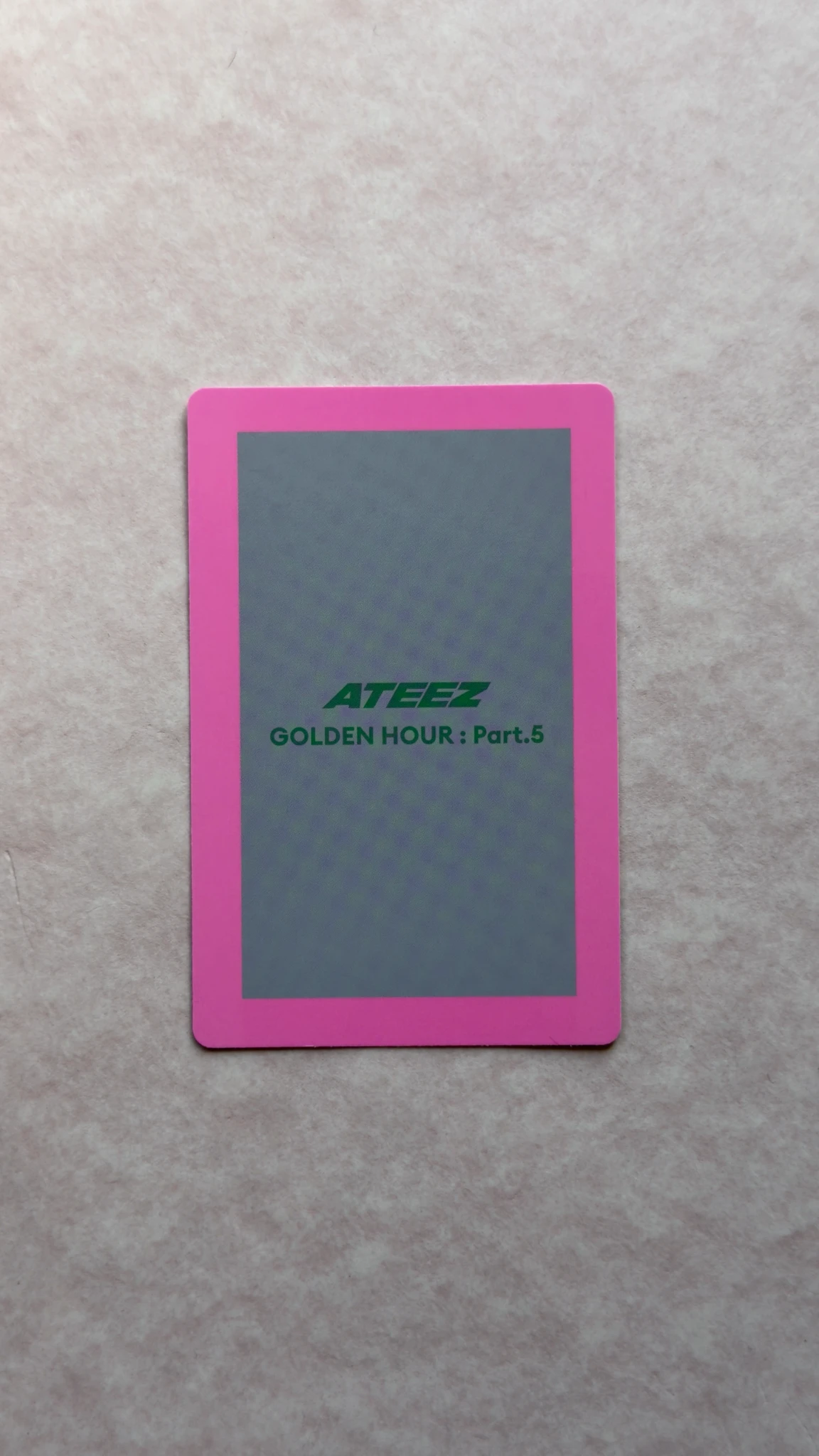 ATEEZ Seonghwa ATEEZ - Seonghwa - GOLDEN HOUR : Part.5 Album album photocard A version listing photo 4