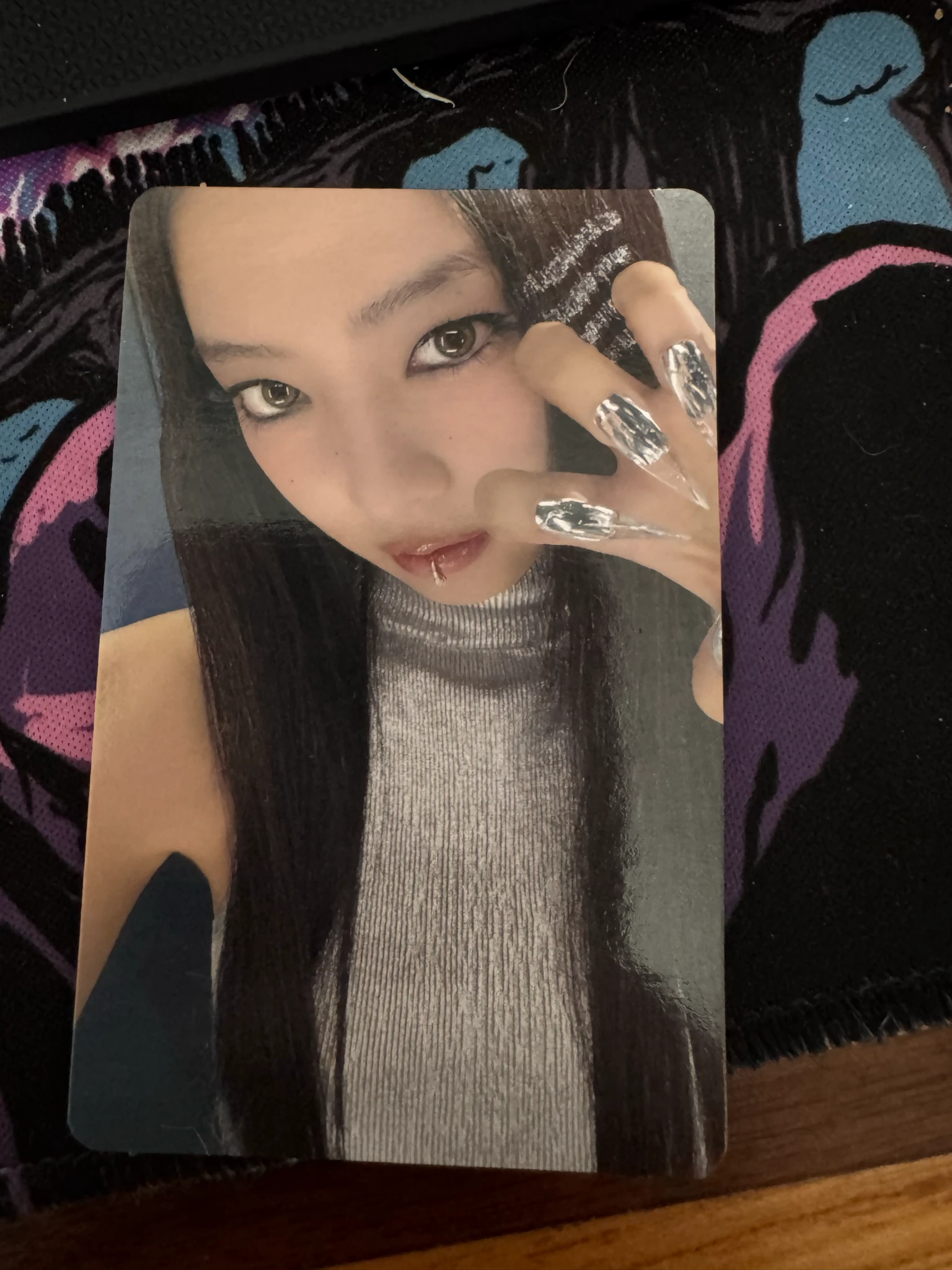BLACKPINK Jennie BLACKPINK - Jennie - Deadline Album gray version A version FPO album photocard listing photo 4