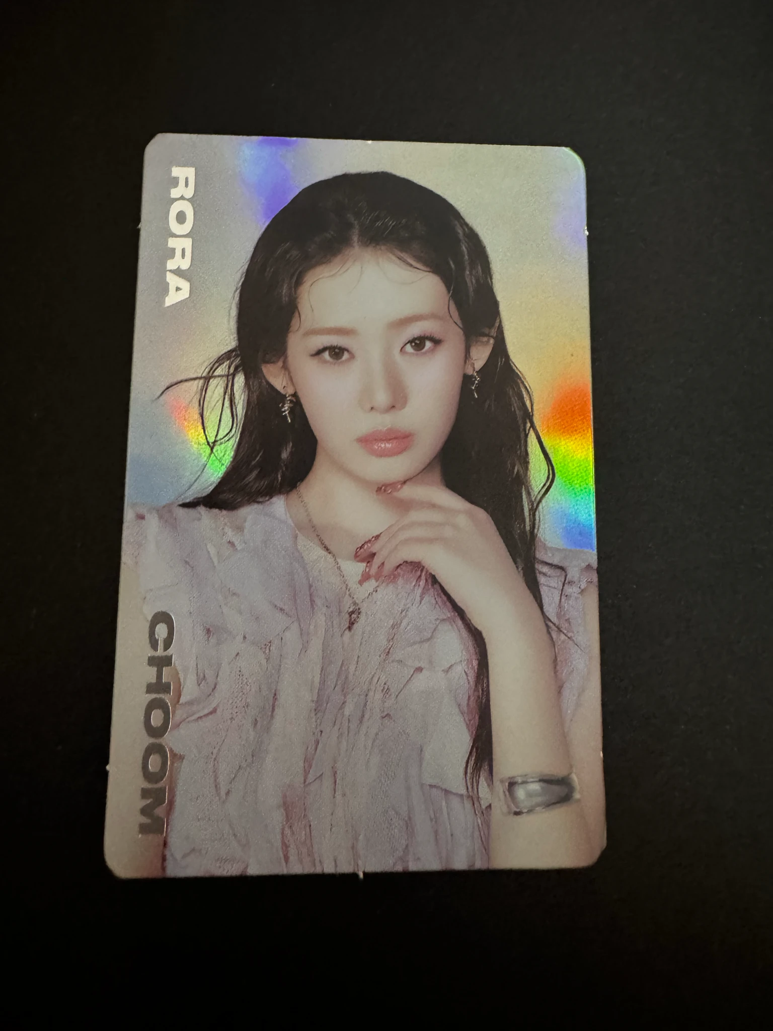 BABYMONSTER Rora BABYMONSTER - Rora - Choom md pop-up stores (all) Event pop-up store merch photocard trading card non-selfie concept version holographic (hologram) listing photo 4