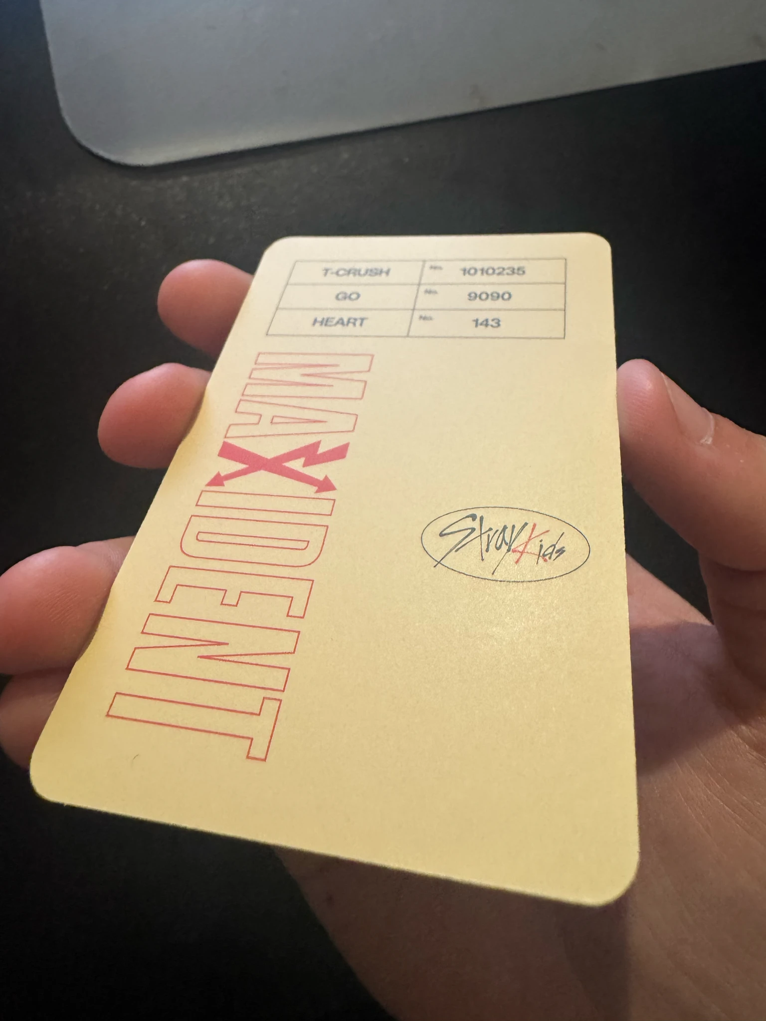 Stray Kids Seungmin Stray Kids - Seungmin - Maxident Album album photocard paper case version listing photo 4