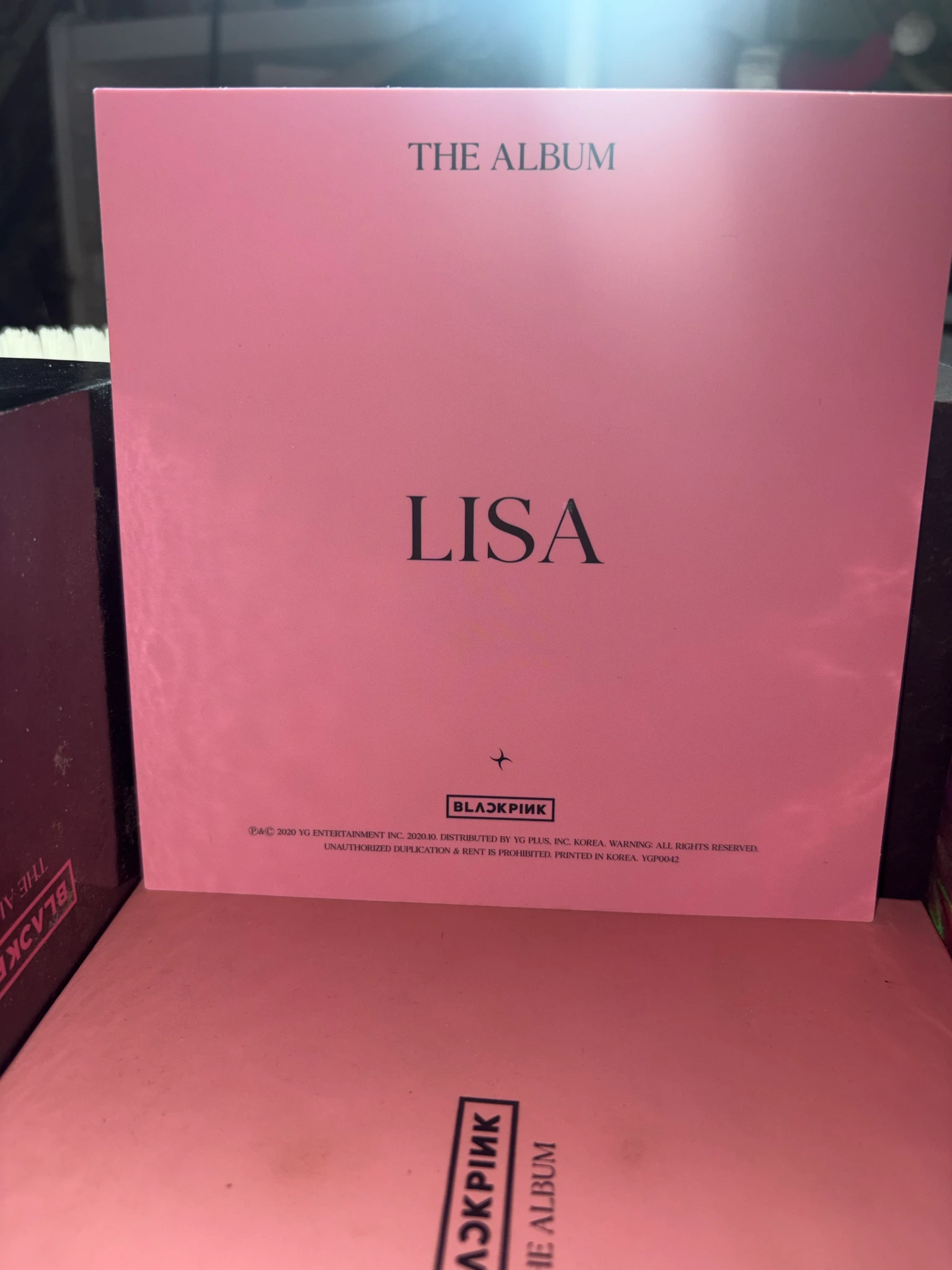 BLACKPINK Lisa BLACKPINK - Lisa - THE ALBUM Album postcard set album inclusion version 2 listing photo 4