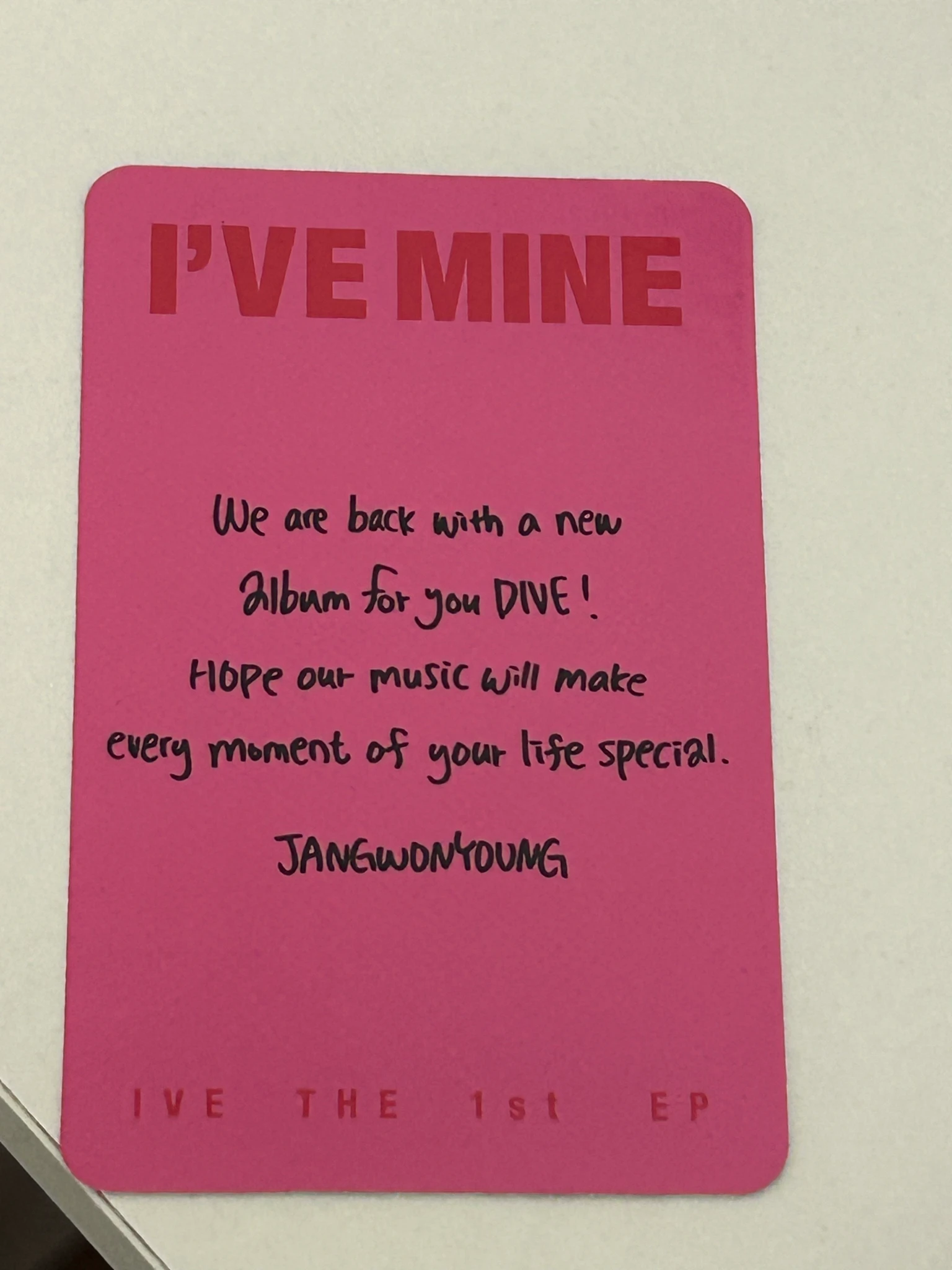 Foto iklan IVE Wonyoung IVE - Wonyoung - I've Mine (usa exclusive) ke-4