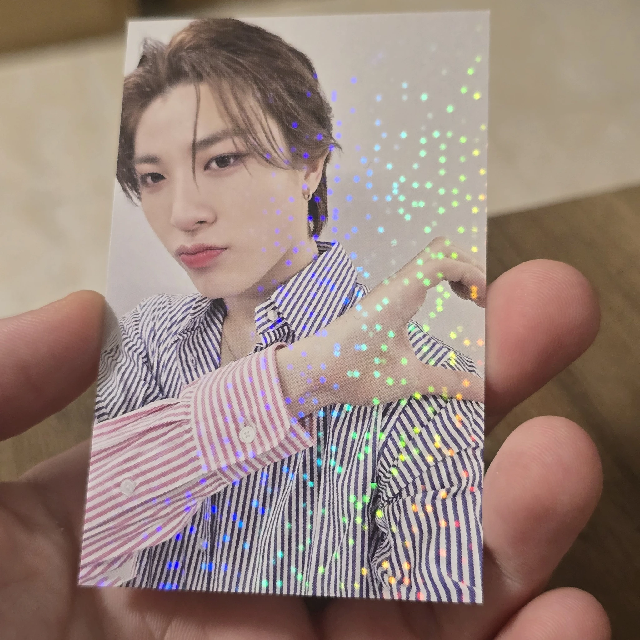 TREASURE So Junghwan TREASURE - So Junghwan - TREASURE's Shining SOLO Cafe Event pop-up cafe japan holographic (hologram) listing photo 4