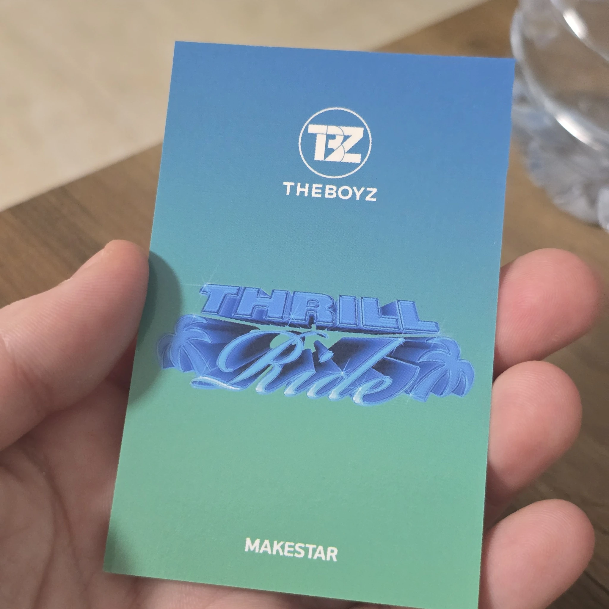 THE BOYZ Sangyeon THE BOYZ - Sangyeon - Thrill-ing Album makestar round 1 video call/fancall holographic (hologram) listing photo 4