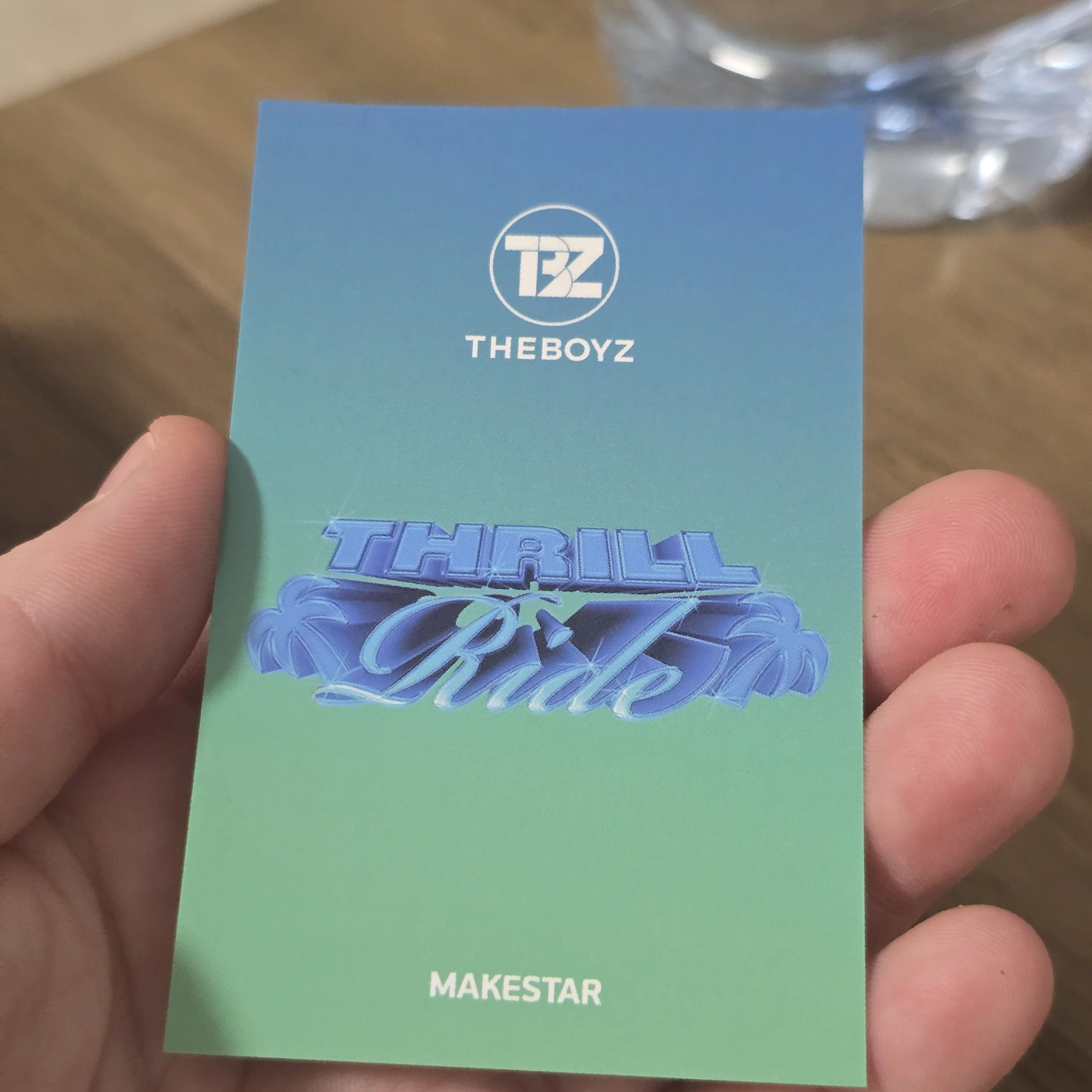 THE BOYZ Younghoon THE BOYZ - Younghoon - Thrill-ing Album makestar round 1 holographic (hologram) video call/fancall listing photo 4
