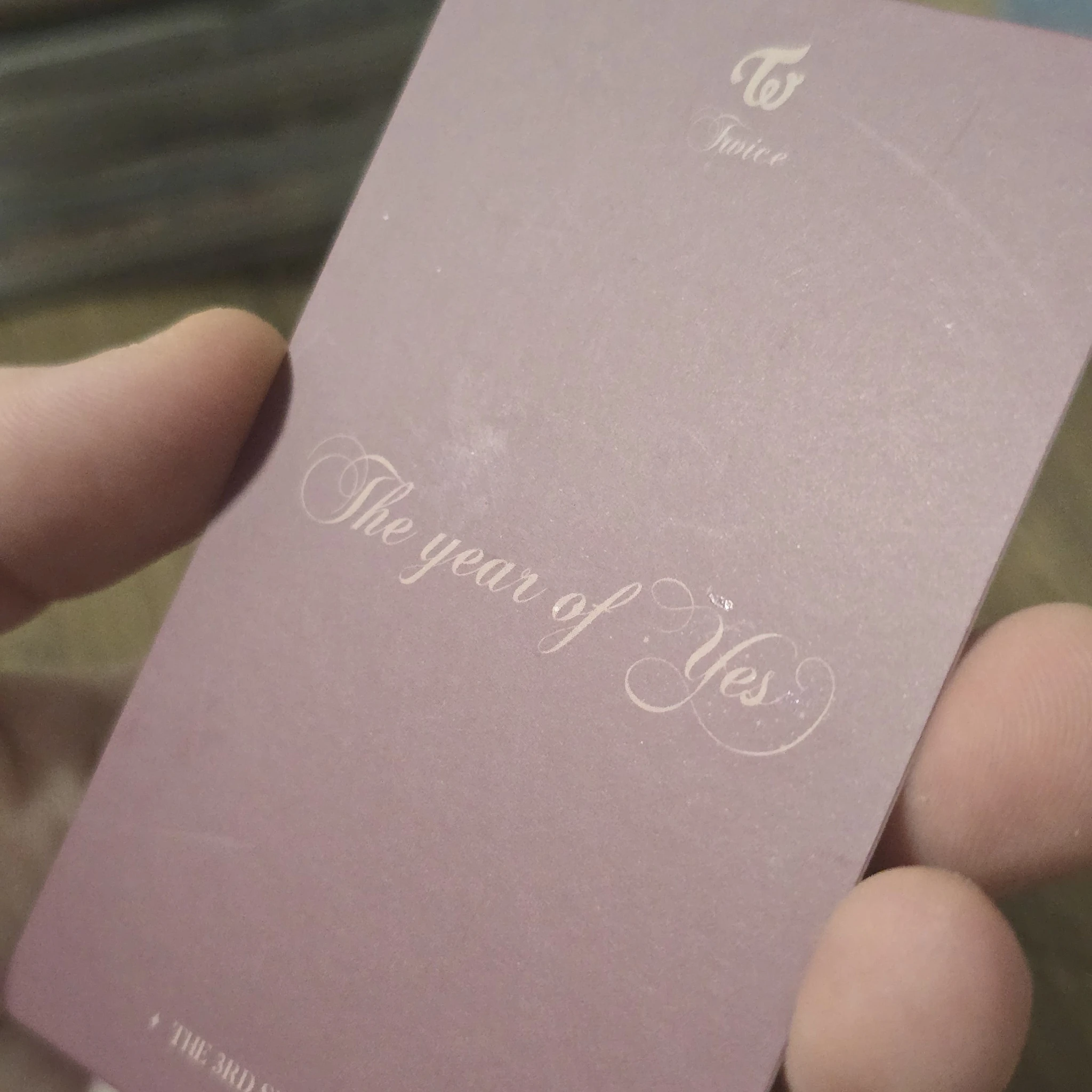 TWICE TWICE - The Year of "Yes" Album pob (pre-order benefit) photocard set B version listing photo 4
