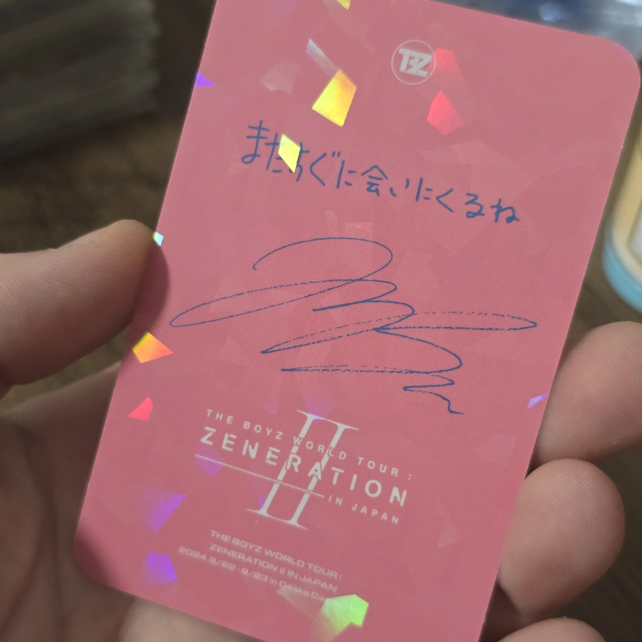 THE BOYZ Jacob THE BOYZ - Jacob - WORLD TOUR: Zeneration 2 Event trading card japan listing photo 4