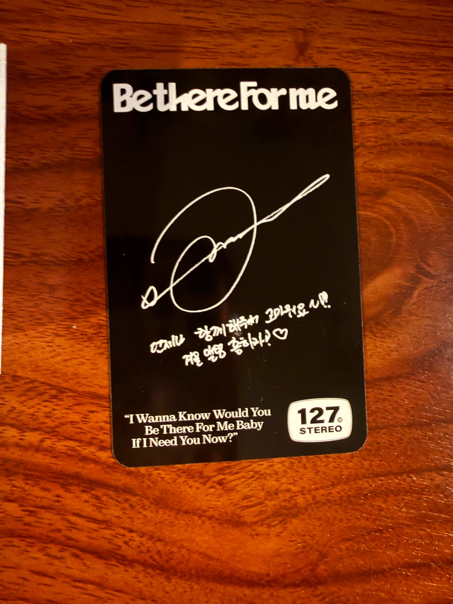 NCT 127 Jungwoo NCT 127 - Jungwoo - Be There For Me  Album target exclusive listing photo 4