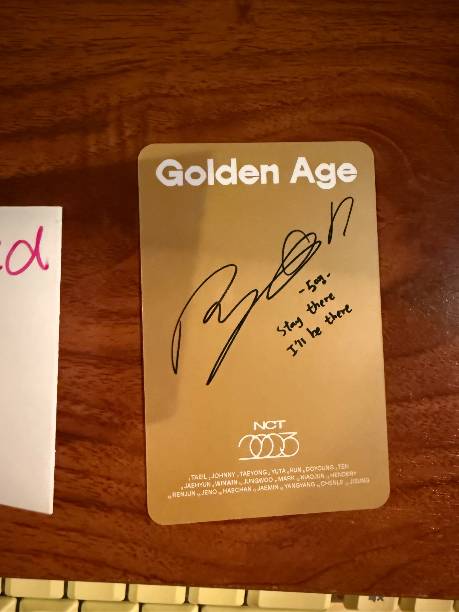 NCT Doyoung NCT - Doyoung - Golden Age Album album photocard target exclusive listing photo 4