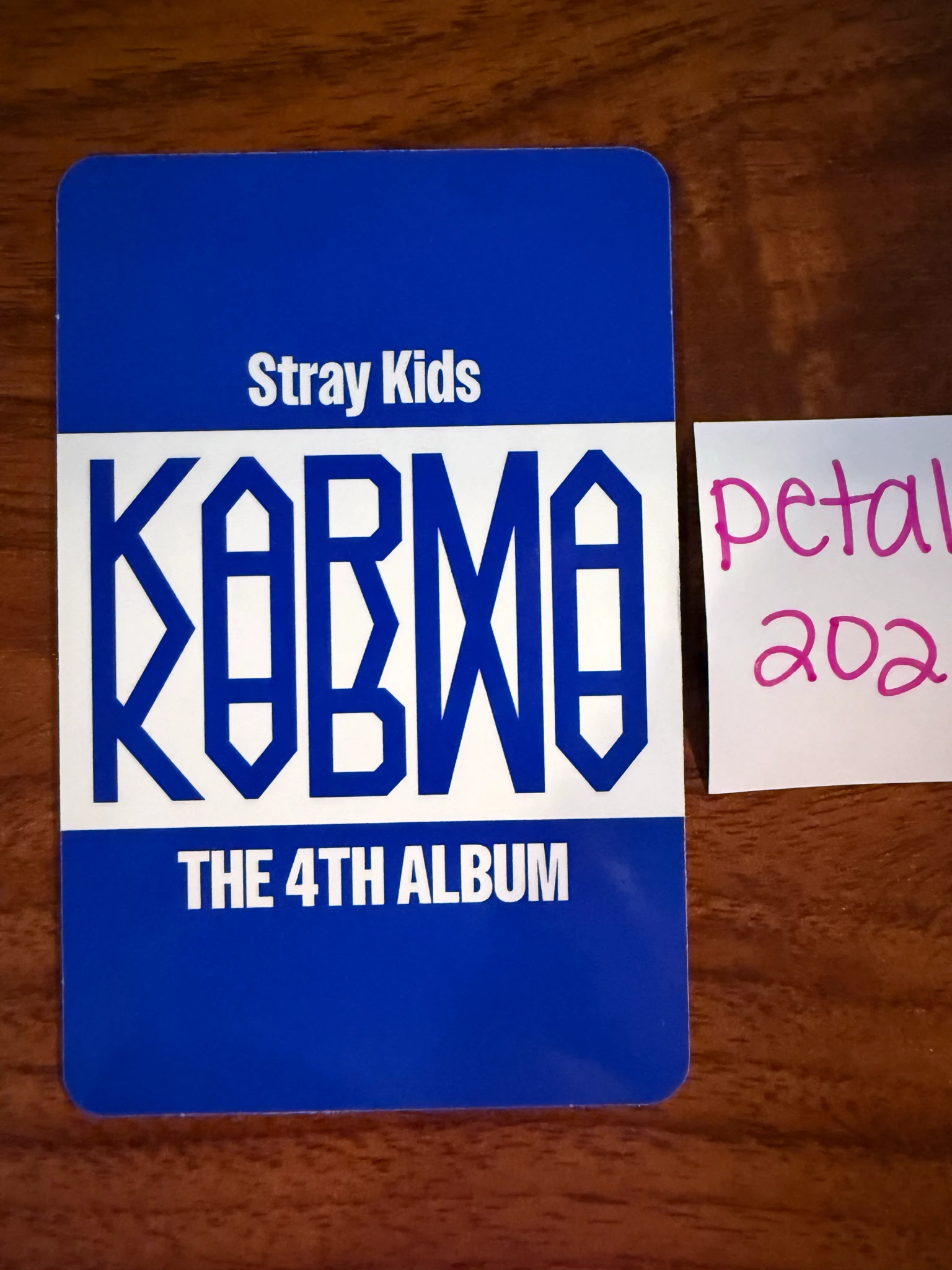 Stray Kids Changbin Stray Kids - Changbin - KARMA Album album photocard accordion version listing photo 4