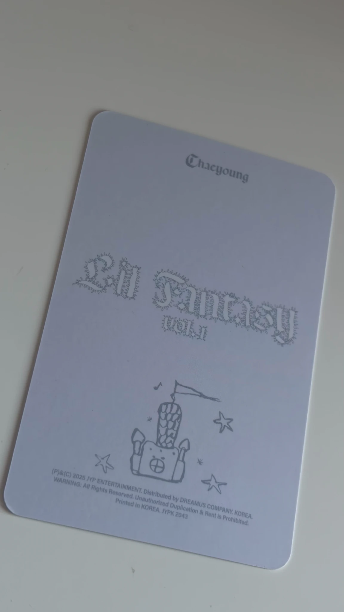 TWICE Chaeyoung TWICE - Chaeyoung - LIL FANTASY vol.1 Album nemo version platform version album photocard photocard set listing photo 4