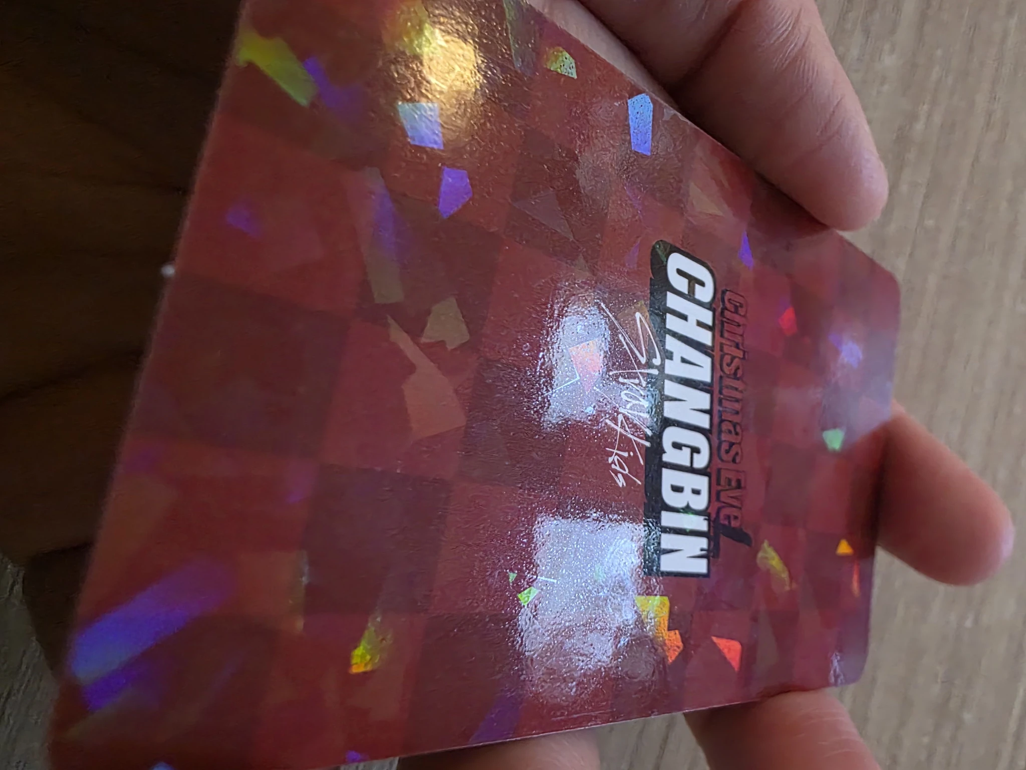 Stray Kids Changbin Stray Kids - Changbin - Christmas EveL Album album photocard glitter ver. glitter listing photo 4