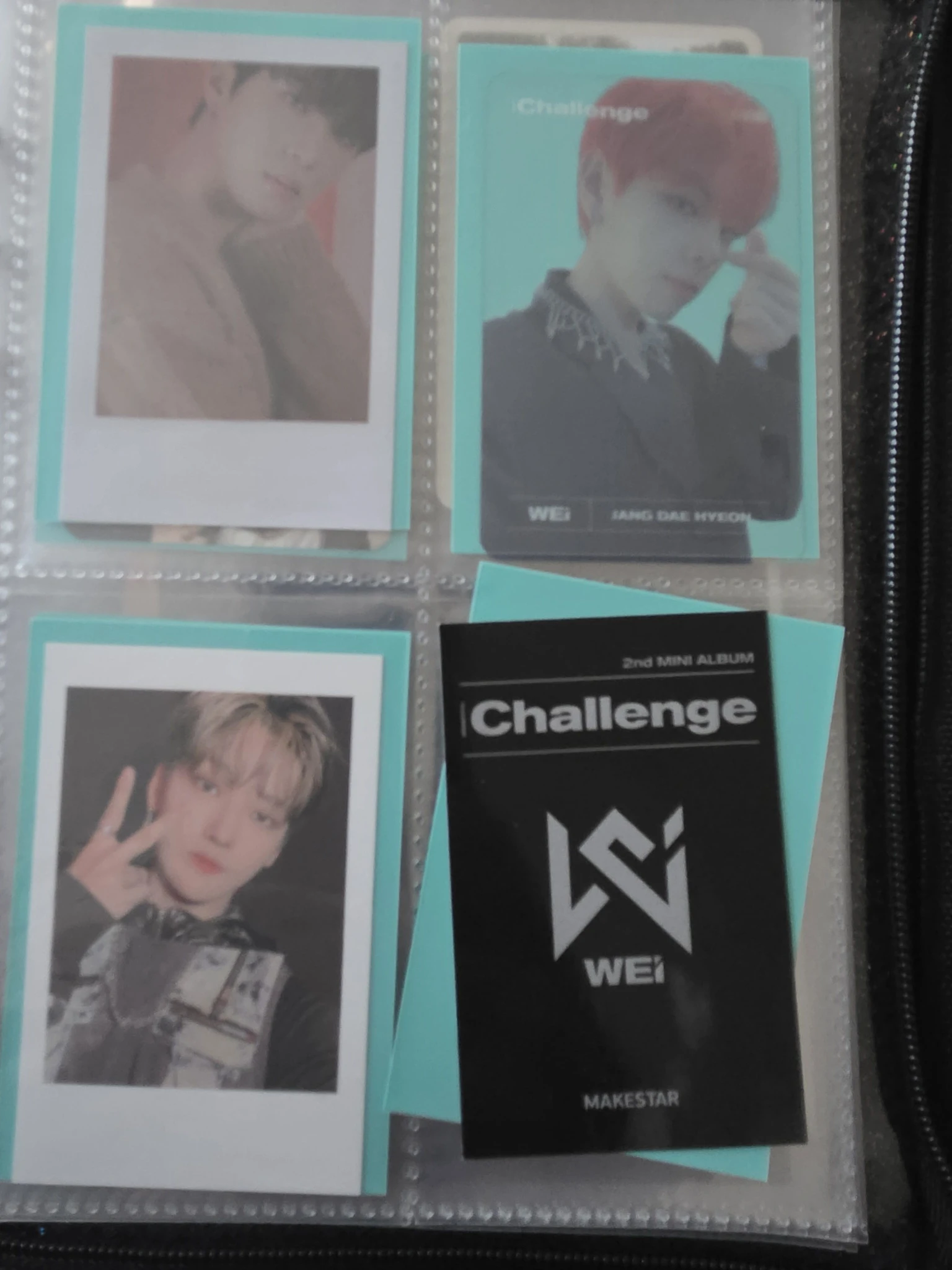 WEi Donghan WEi - Donghan - IDENTITY : CHALLENGE Album makestar round 4 holographic (hologram) listing photo 4