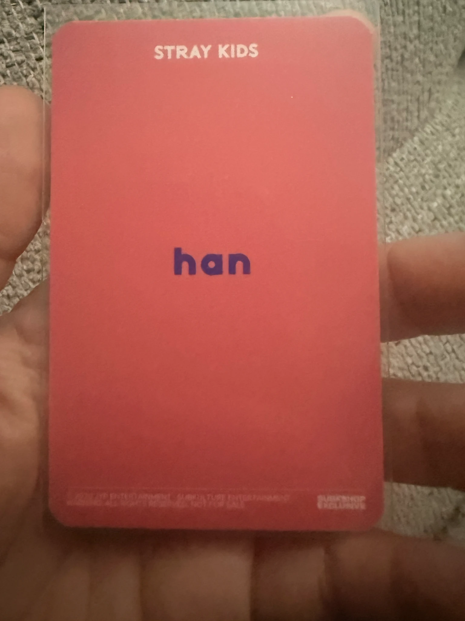 Stray Kids HAN Stray Kids - HAN - 'Stay in Playground' Second Photobook Other pob (pre-order benefit) subk shop listing photo 4