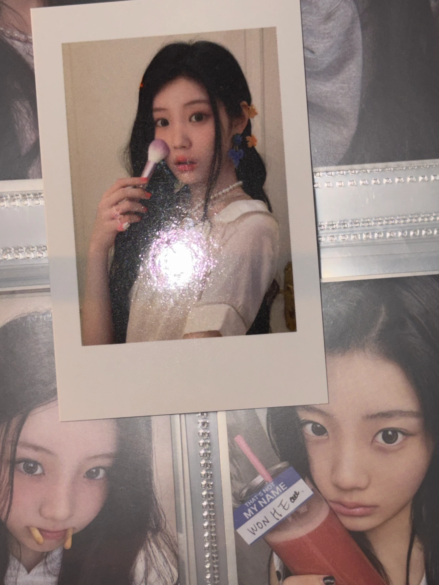 ILLIT Wonhee ILLIT - Wonhee - MAMIHLAPINATAPAI Album blue dream media (bdm) fansign polaroid listing photo 4