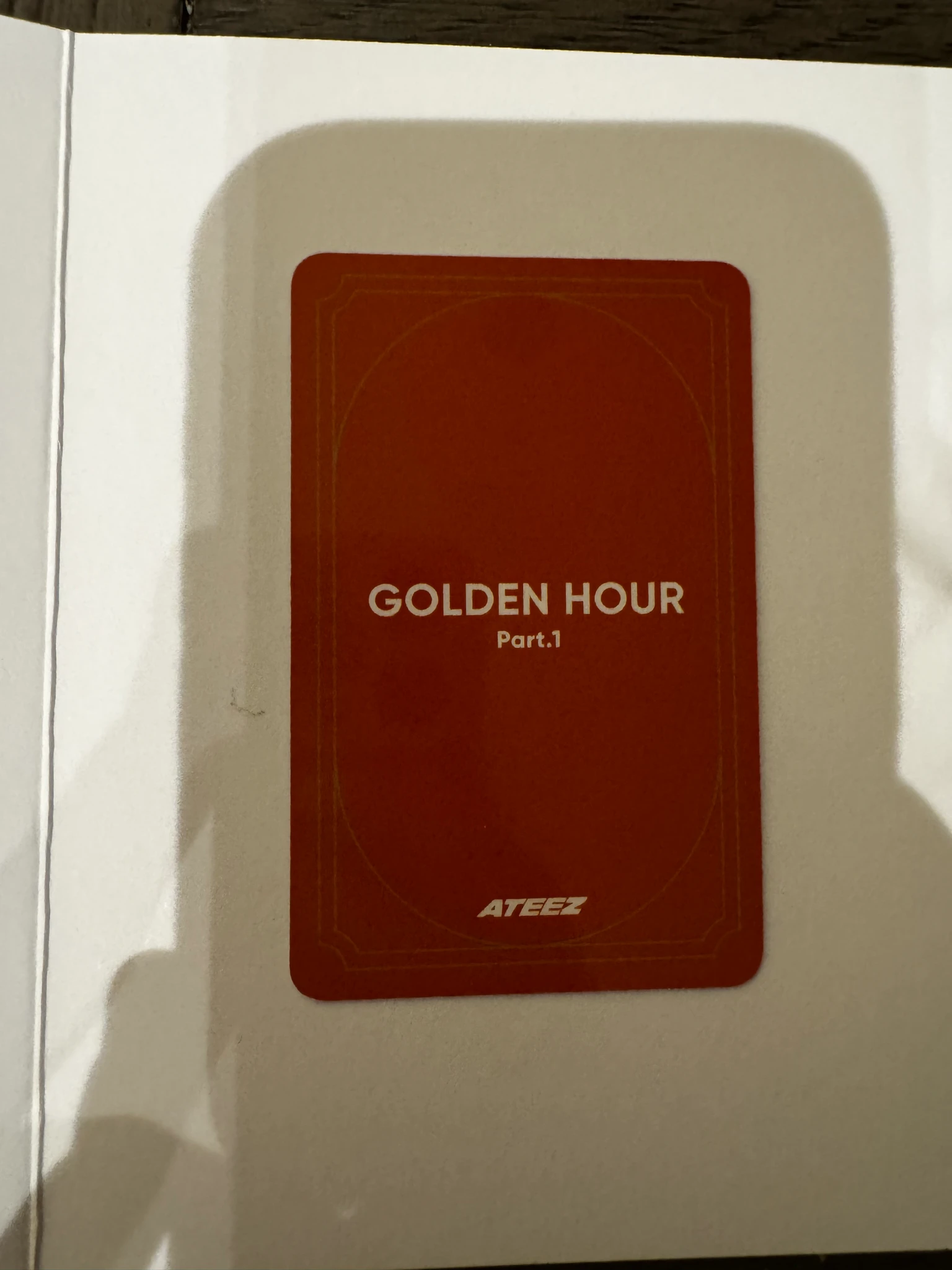 ATEEZ Seonghwa ATEEZ - Seonghwa - Golden Hour : Part.1 Album platform ver. image card listing photo 4