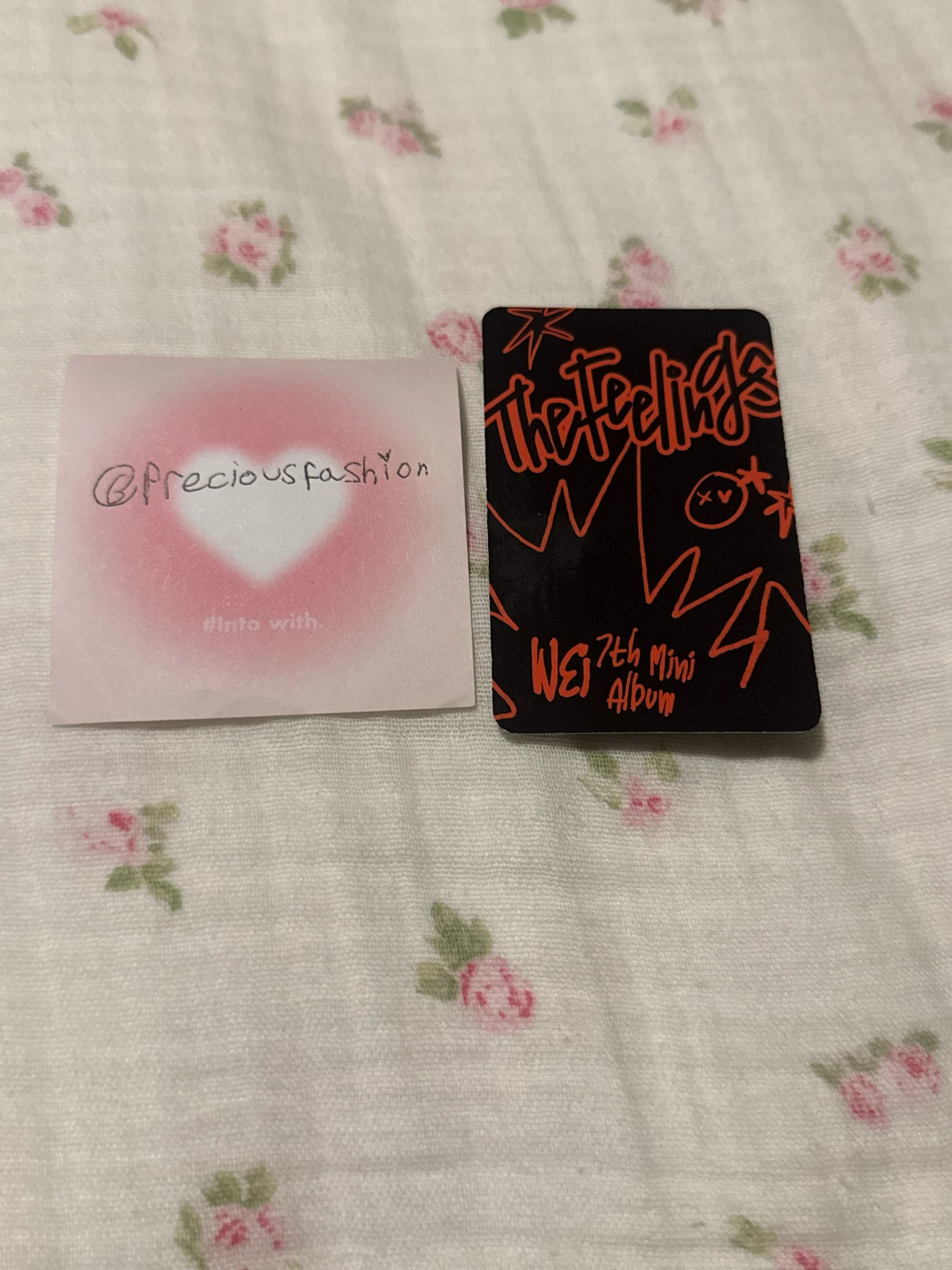 WEi Junseo WEi - Junseo - The Feelings Album album photocard manic version listing photo 4