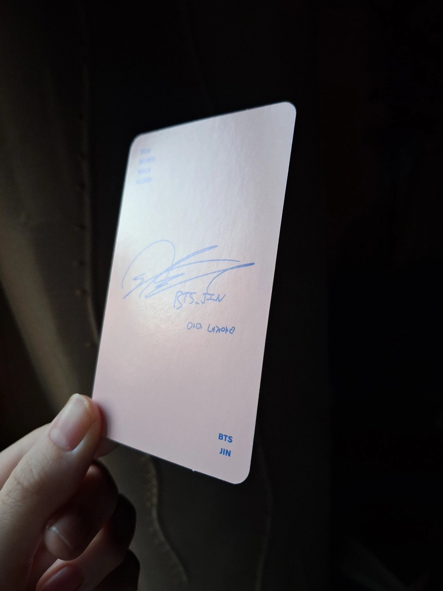BTS Jin BTS - Jin - You Never Walk Alone Album album photocard listing photo 4