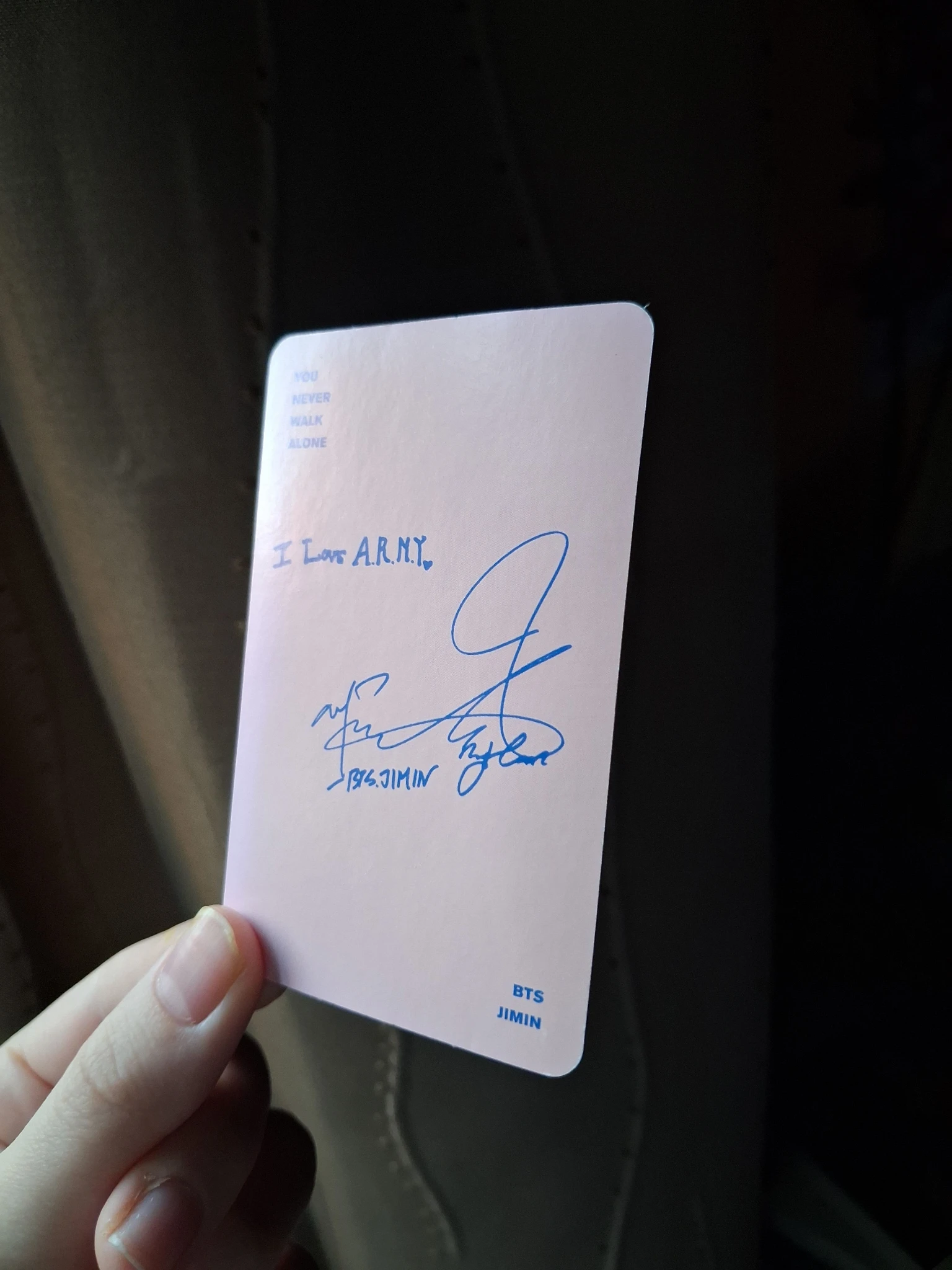BTS Jimin BTS - Jimin - You Never Walk Alone Album album photocard listing photo 4