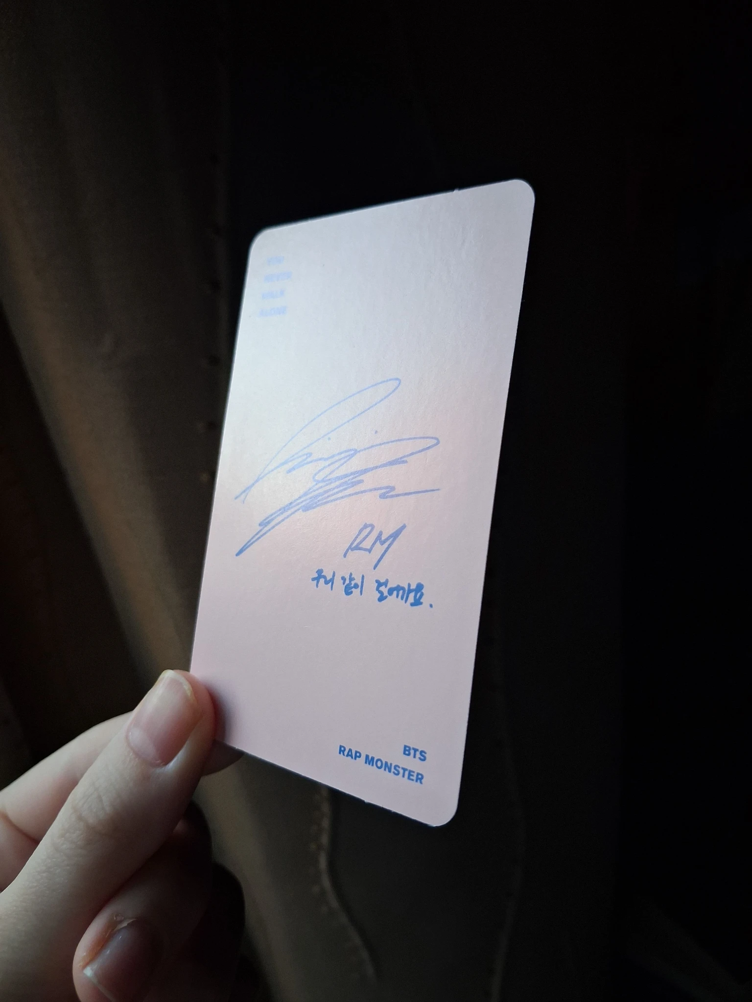 BTS RM BTS - RM - You Never Walk Alone Album album photocard listing photo 4