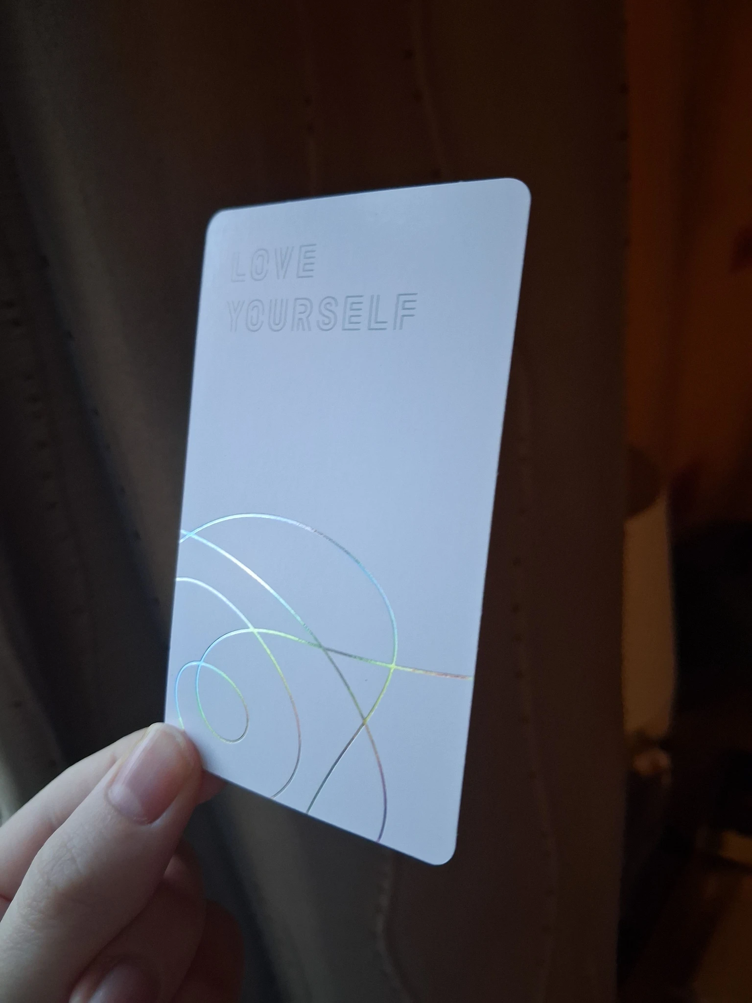 BTS Jin BTS - Jin - Love Yourself: Her Album taiwan press L ver. postcard listing photo 4