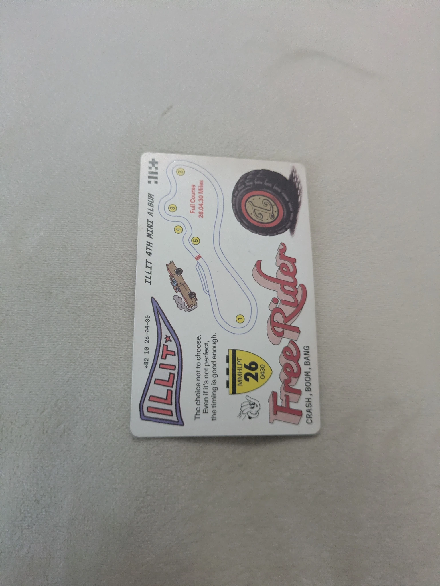 ILLIT Yunah ILLIT - Yunah - MAMIHLAPINATAPAI Album album photocard free rider version listing photo 4