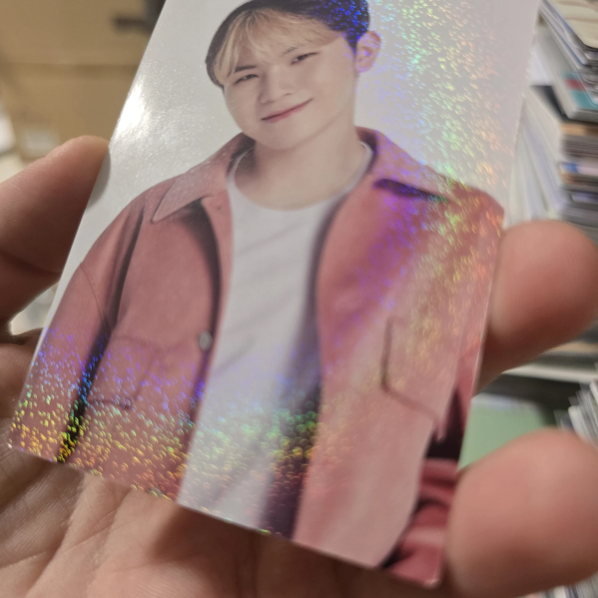 SEVENTEEN Woozi SEVENTEEN - Woozi - 2022 JAPAN FANMEETING [HANABI] Event trading card holographic (hologram) merch photocard listing photo 4