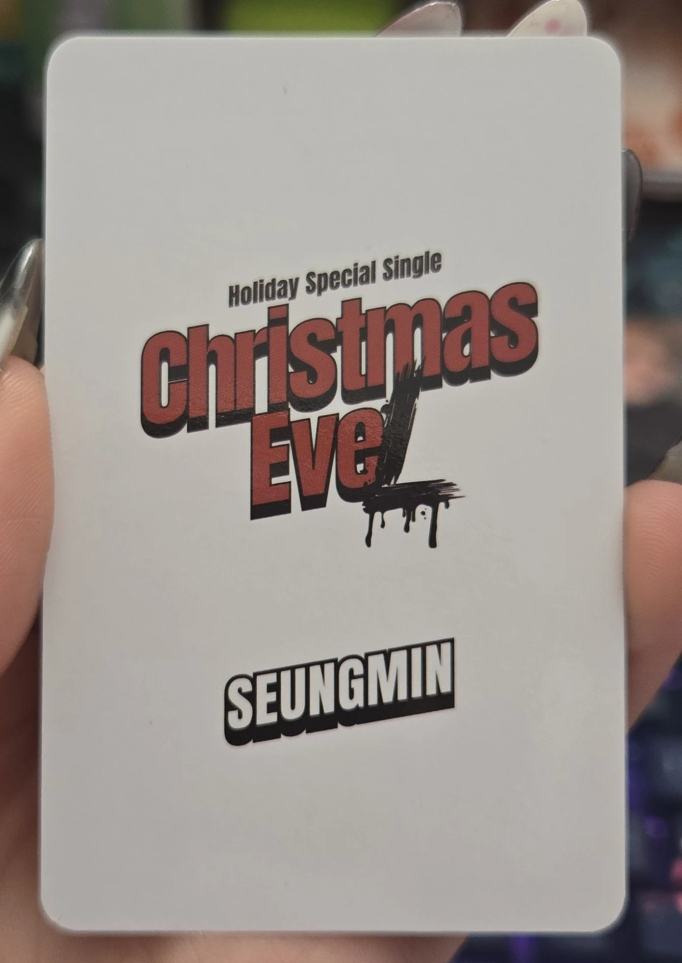 Stray Kids Seungmin Stray Kids - Seungmin - Christmas EveL Album pre-order benefit (pob) synnara listing photo 4