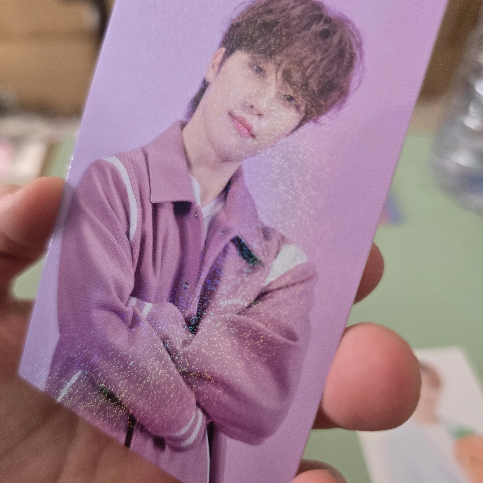 SEVENTEEN Dino SEVENTEEN - Dino - 2023 JAPAN FANMEETING [LOVE] Event trading card holographic (hologram) listing photo 4
