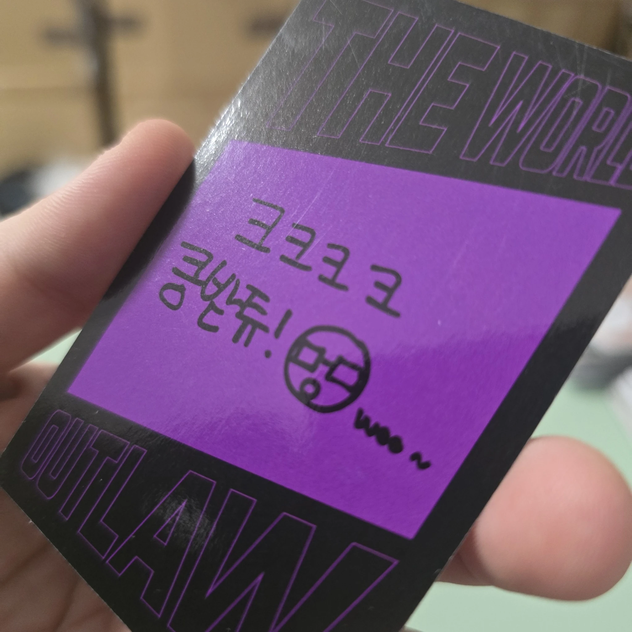 ATEEZ Jongho ATEEZ - Jongho - THE WORLD EP.2 : OUTLAW Album album photocard Z version version 2 listing photo 4
