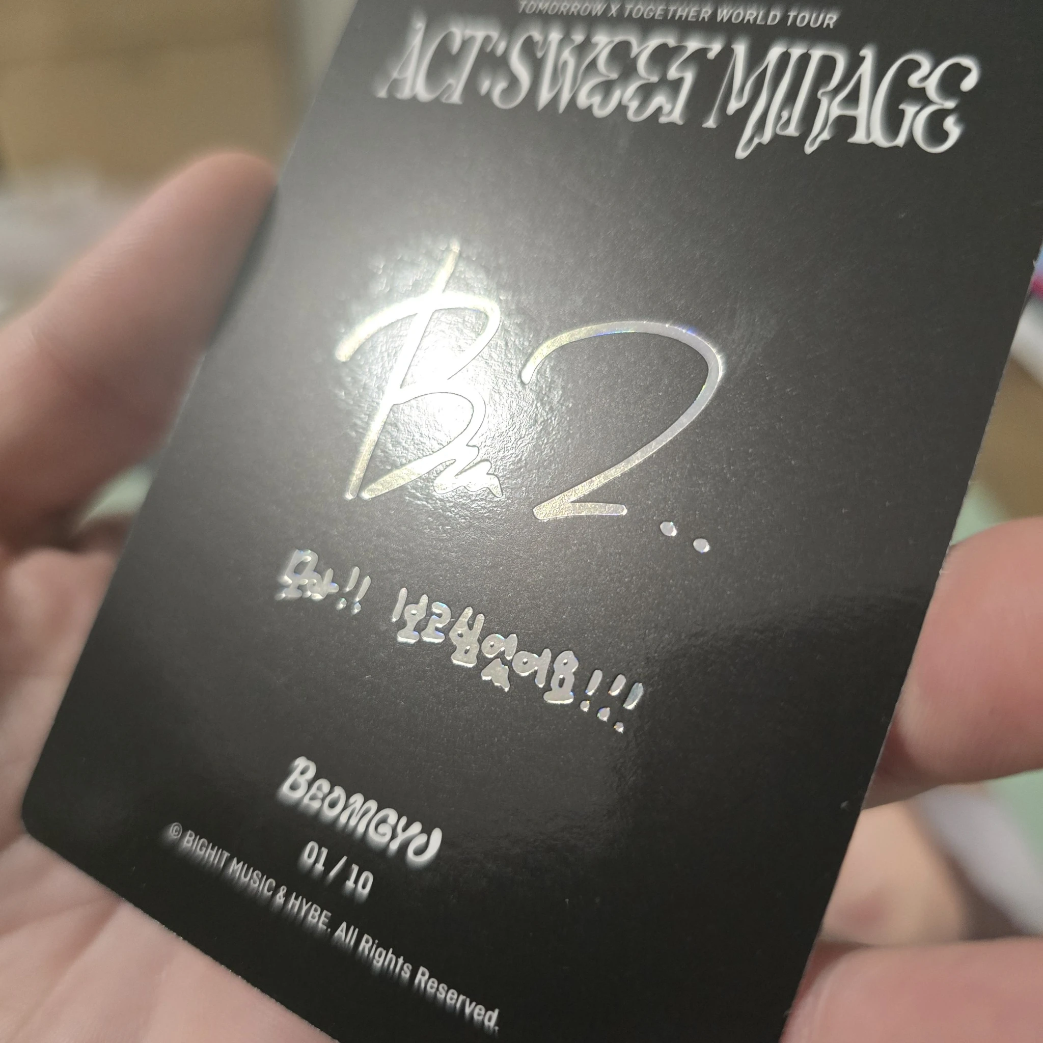 TOMORROW X TOGETHER Beomgyu TOMORROW X TOGETHER - Beomgyu - ACT:SWEET MIRAGE Event mini photocard listing photo 4