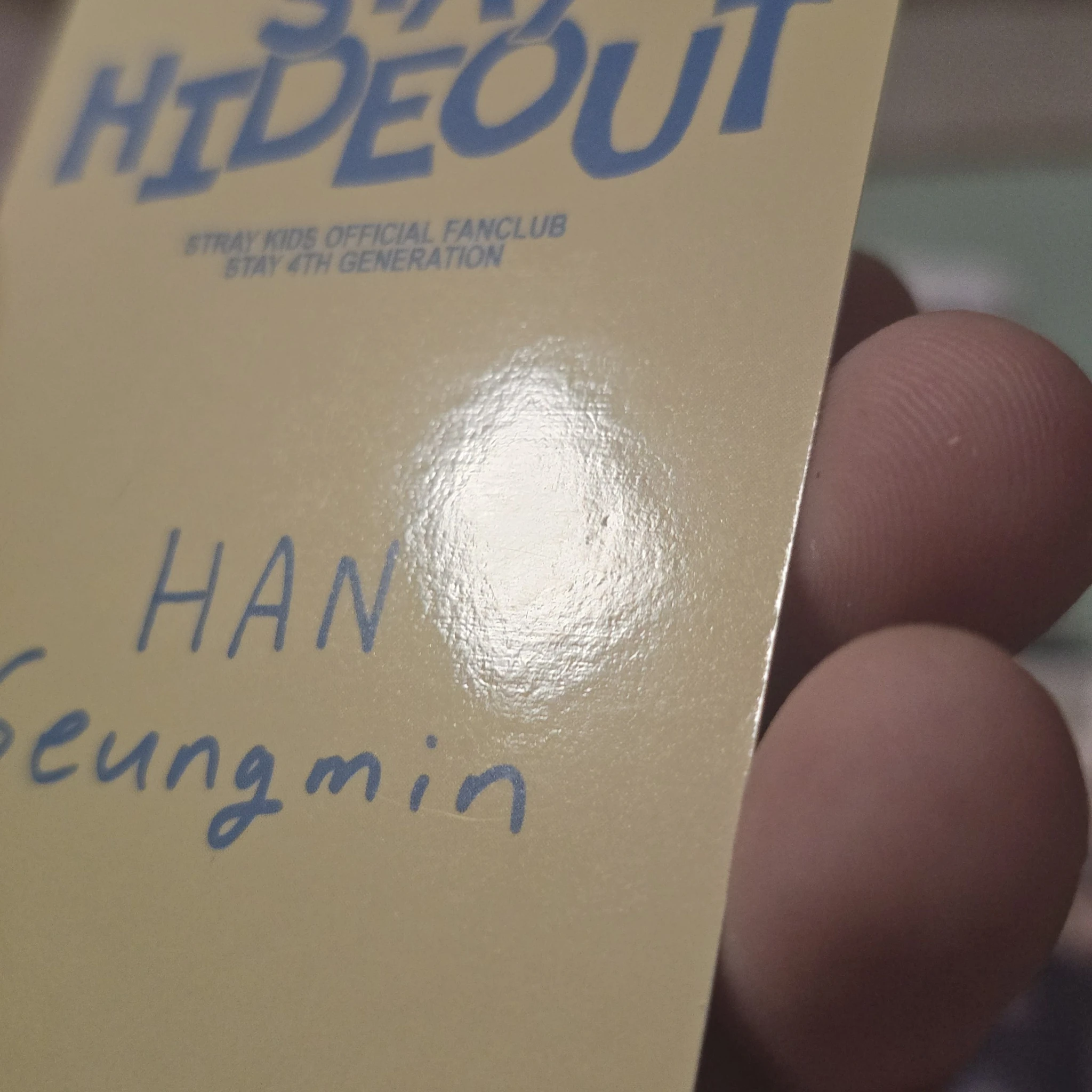 Stray Kids Stray Kids - Seungmin & HAN - STAY Hideout Official Fan Club 4th Gen Other photocard set listing photo 4